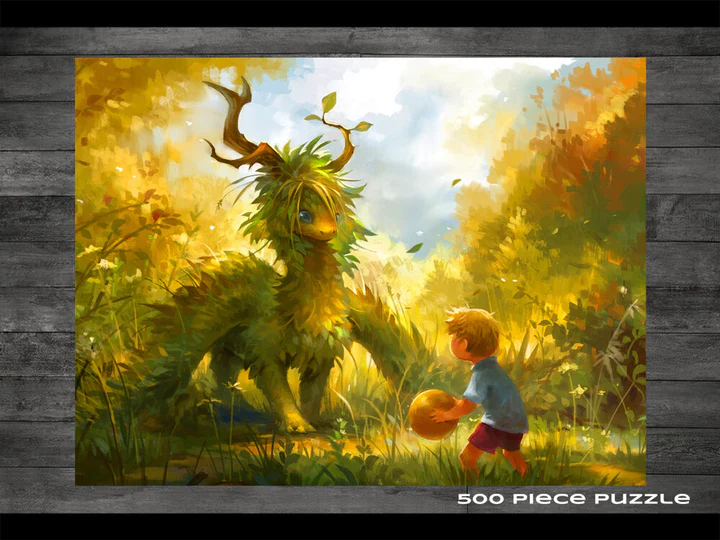 GamerMats: Puzzle - Dragon, Ball and Boy 500 Piece Puzzle