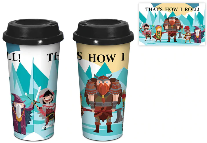GamerMats: That's How I Roll - Tumbler with Lid