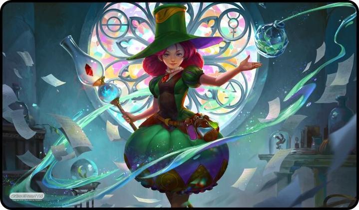 GamerMats: Young Alchemist - 14"x24" Stitched Gaming Playmat