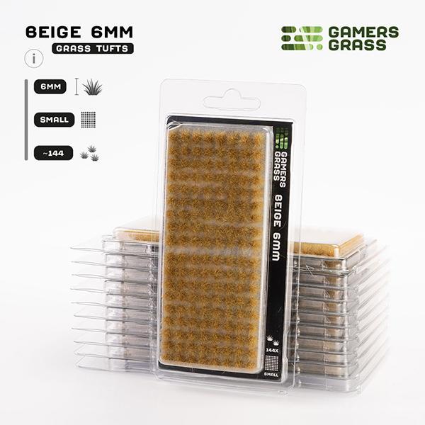 Gamers Grass: Tufts - Beige 6mm- Small