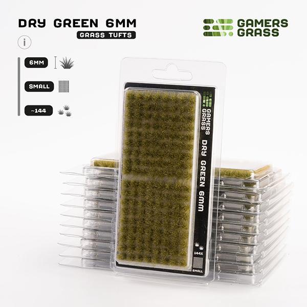 Gamers Grass: Tufts - Dry Green 6mm- Small