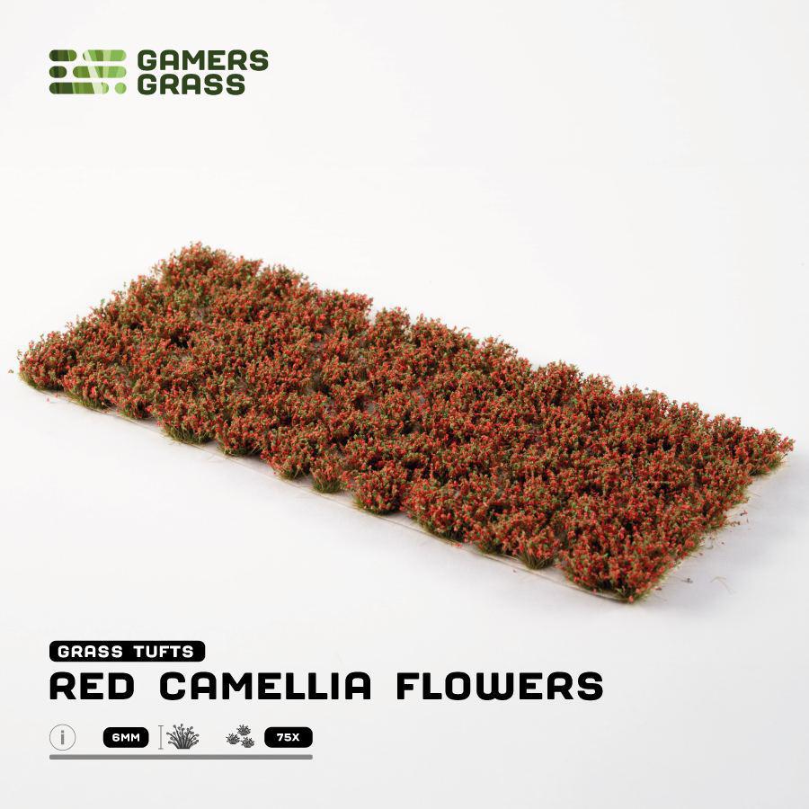 Gamers Grass Tufts: Flowers - Red Camellia Flowers - Image 2