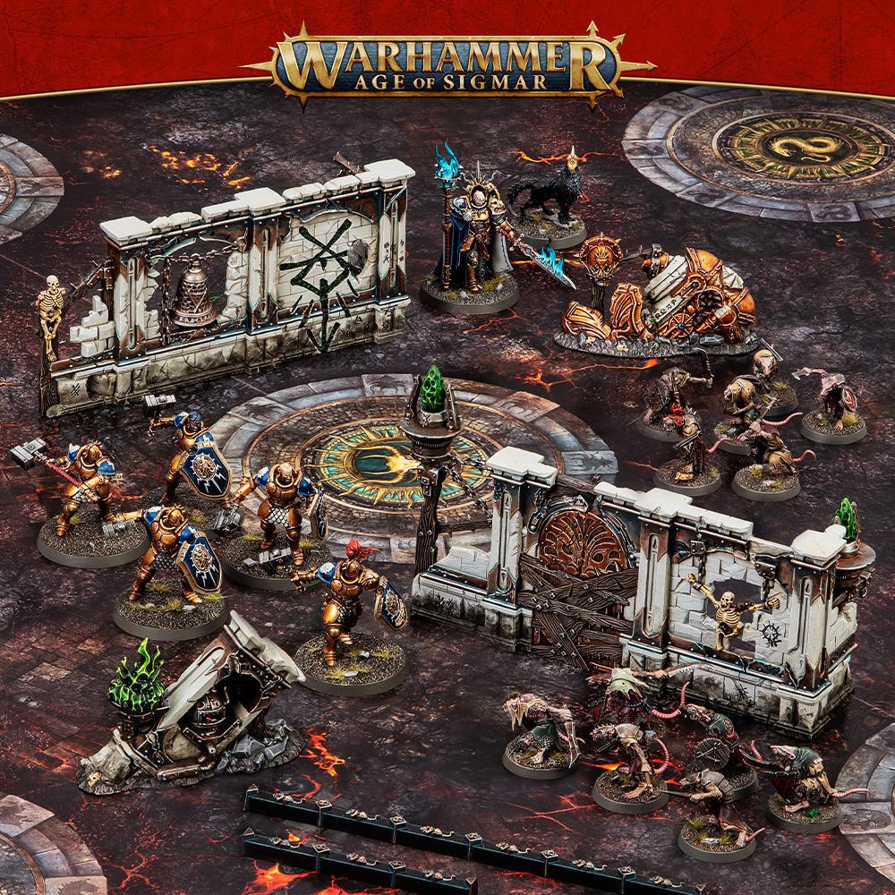 Games Workshop: Age of Sigmar - Fire & Jade Gaming Pack (ENG) (80-56)