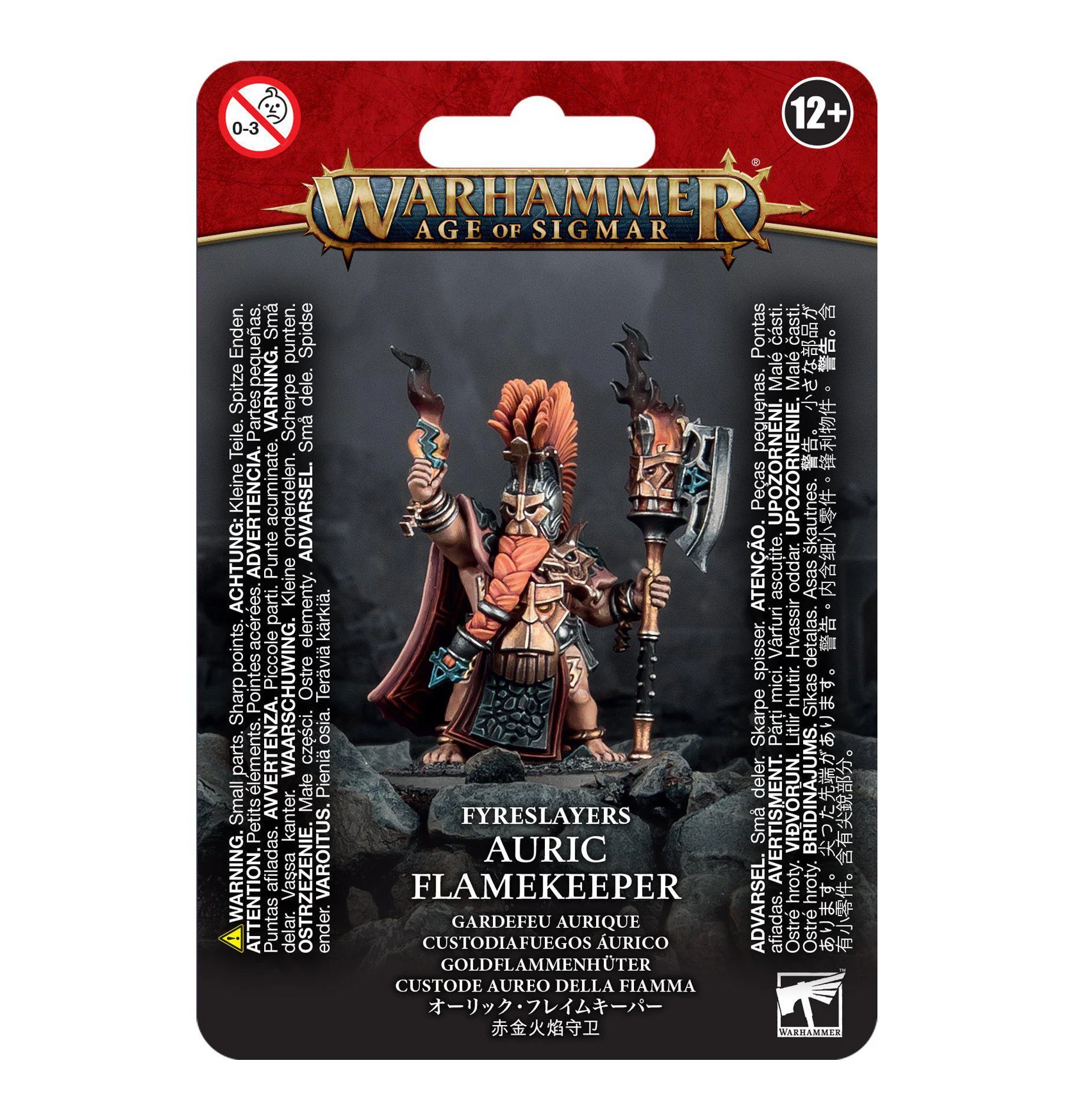 Games Workshop: Age of Sigmar - Fyreslayers - Auric Flamekeeper (84-44)