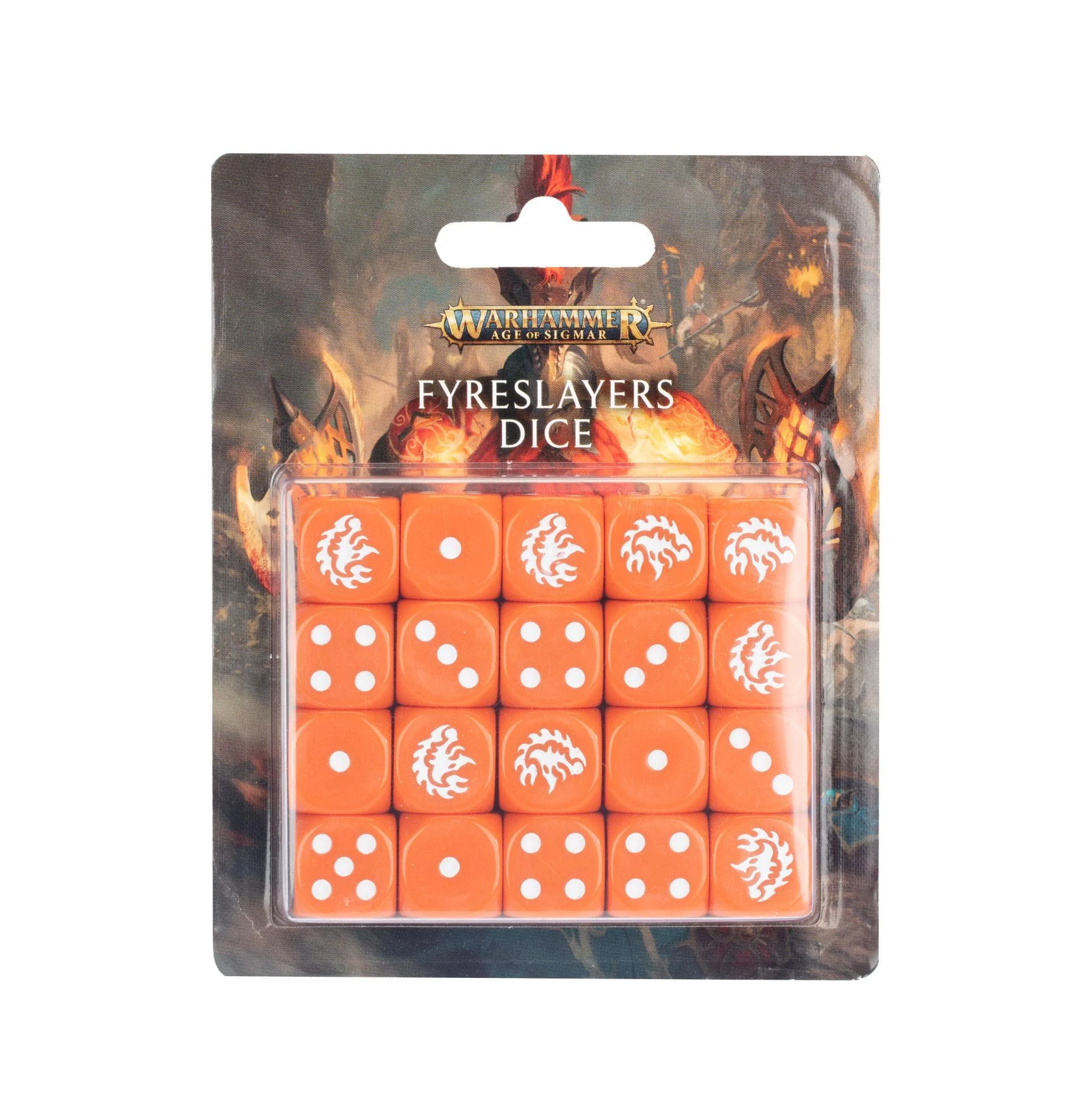 Games Workshop: Age of Sigmar - Fyreslayers - Dice Set (84-50)