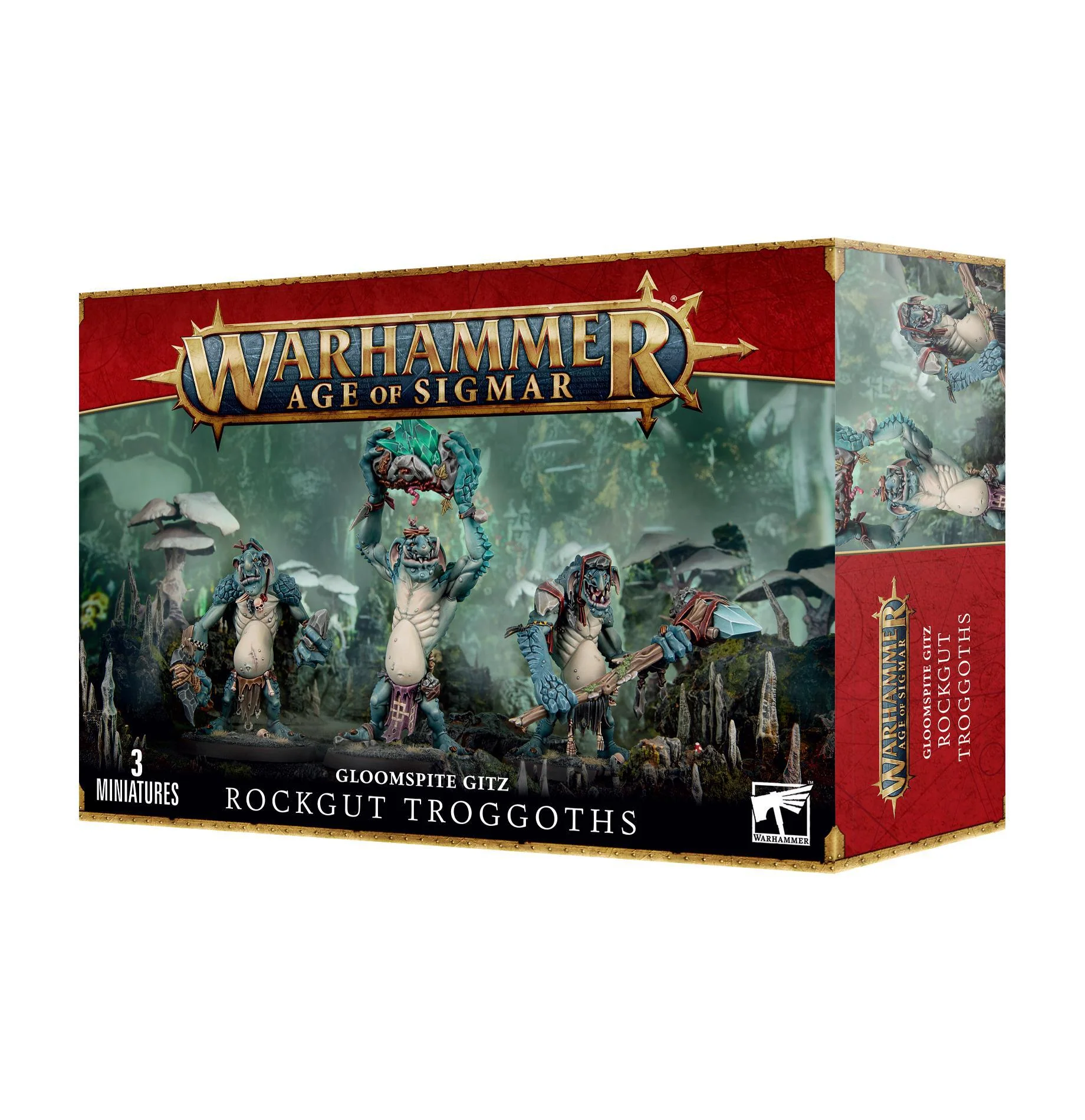 Games Workshop: Age of SIgmar - Gloomspite Gitz Rockgut Troggoths (89-33)