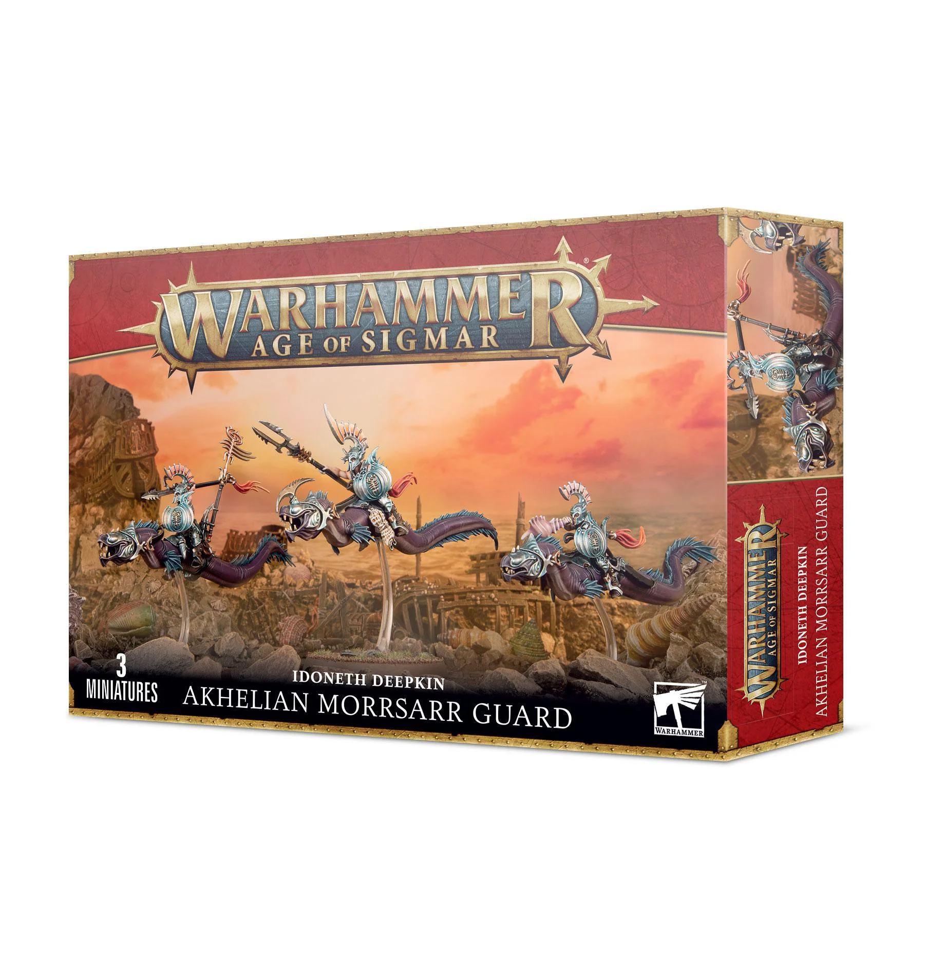 Games Workshop: Age of Sigmar - Idoneth Deepkin - Akhelian Morrsarr Guard (87-34)