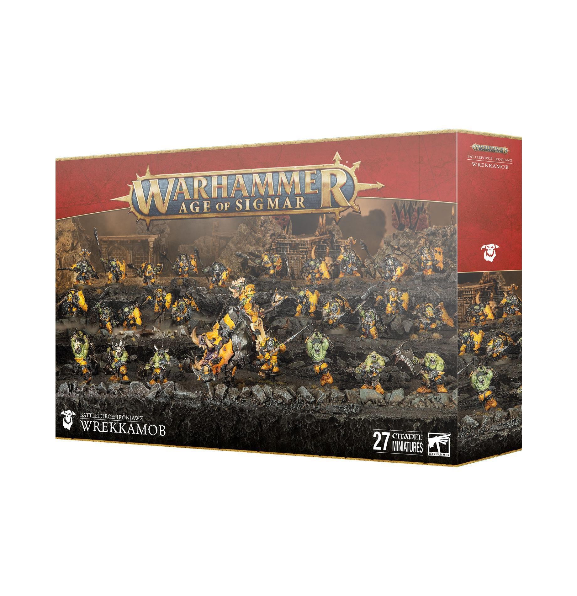 Games Workshop: Age of Sigmar - Ironjawz - Wrekkamob Battleforce (89-86)