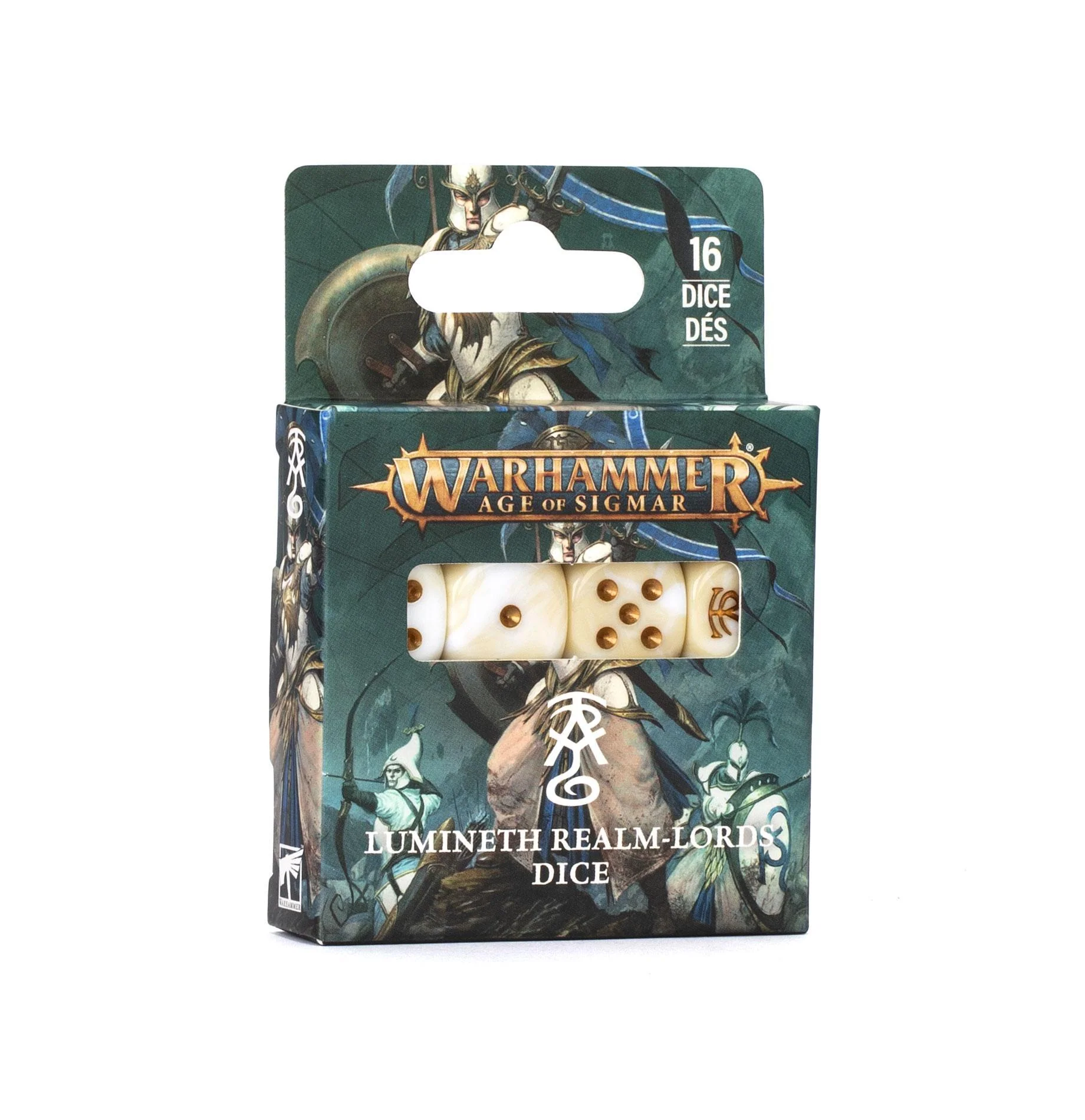 Games Workshop: Age of Sigmar - Lumineth Realm-Lords - Dice Set (87-61)