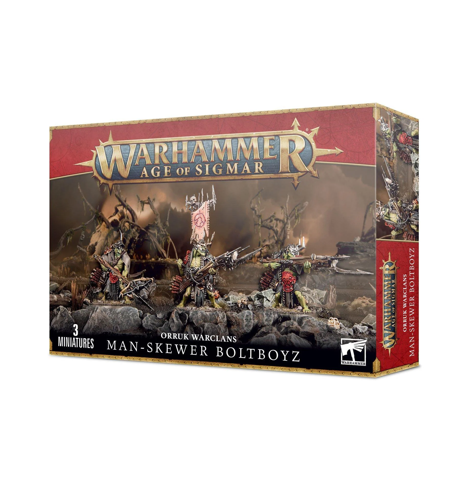 Games Workshop: Age of Sigmar - Orruk Warclans - Man-Skewer Boltboyz (89-67)