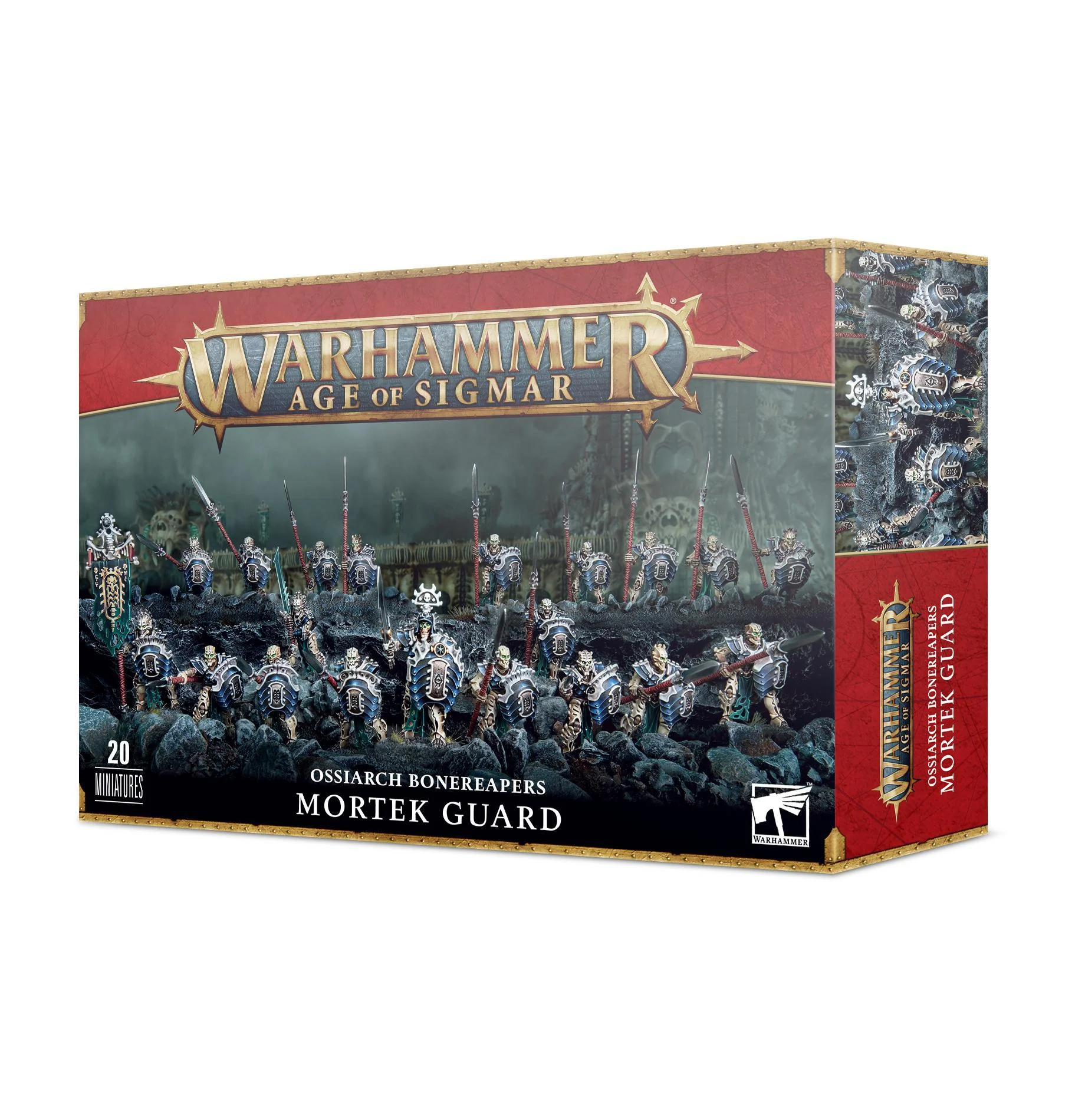 Games Workshop: Age of Sigmar - Ossiarch Bonereapers - Mortek Guard (94-25)