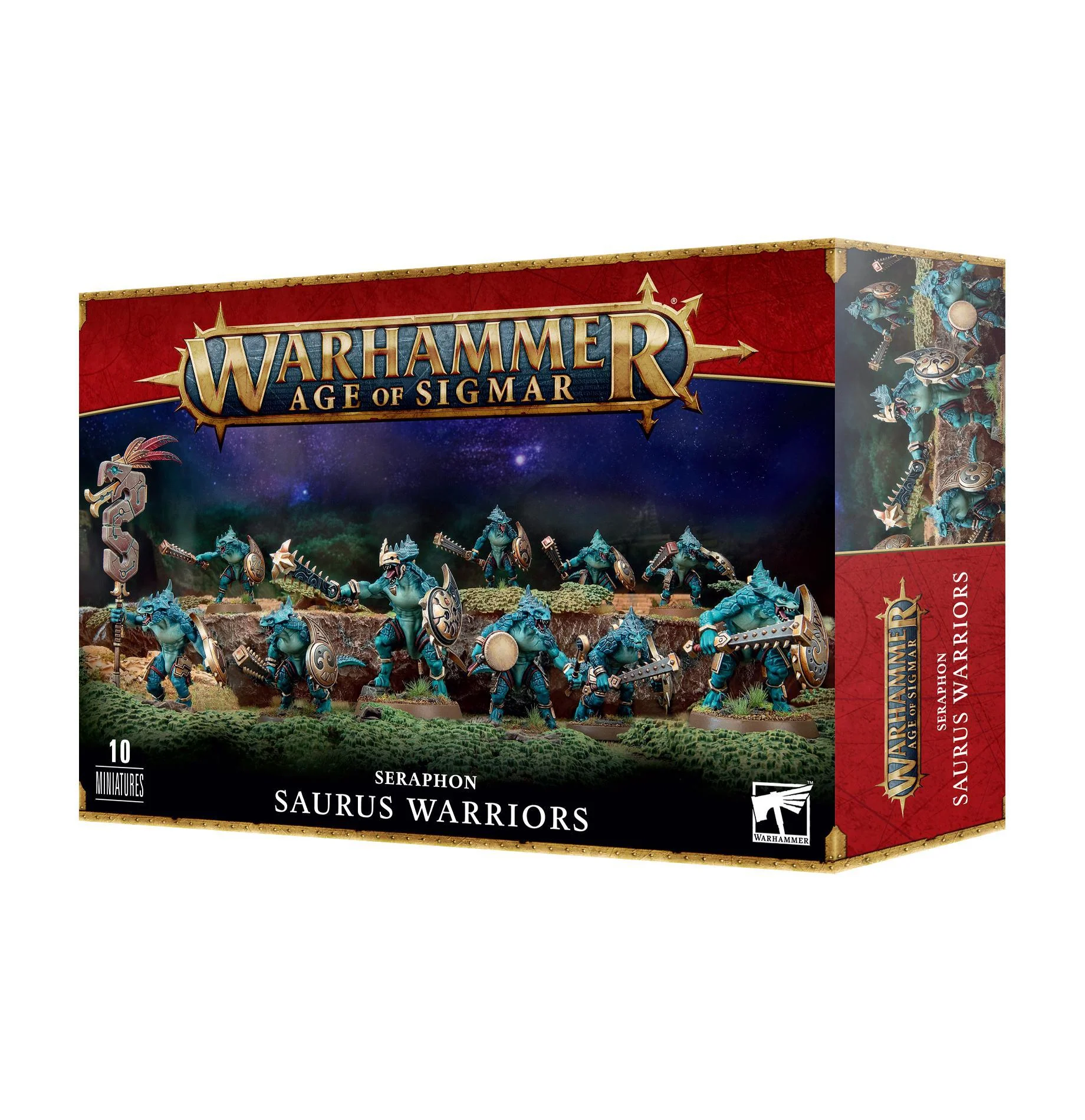 Games Workshop: Age of Sigmar - Seraphon - Saurus Warriors (88-06)