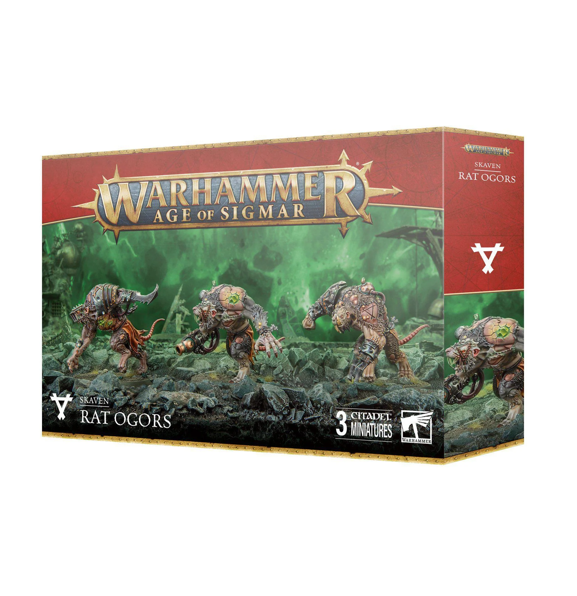 Games Workshop: Age of Sigmar - Skaven - Rat Ogors (90-13)