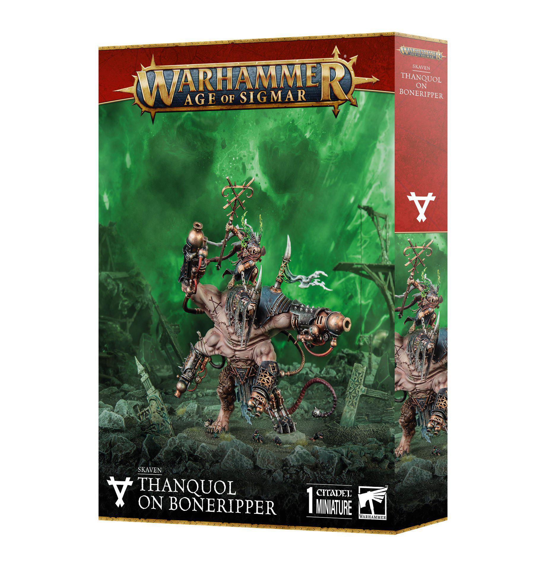 Games Workshop: Age of Sigmar - Skaven - Thanquol on Boneripper (90-16)