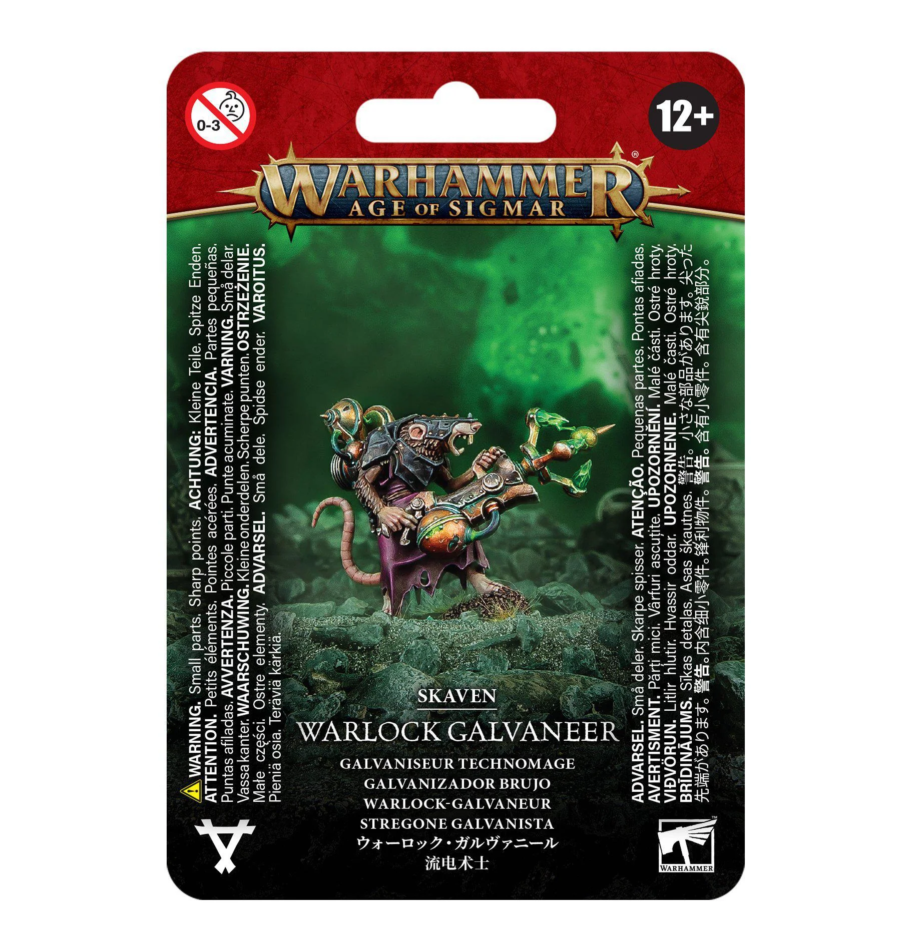 Games Workshop: Age of Sigmar - Skaven - Warlock Galvaneer (90-51)