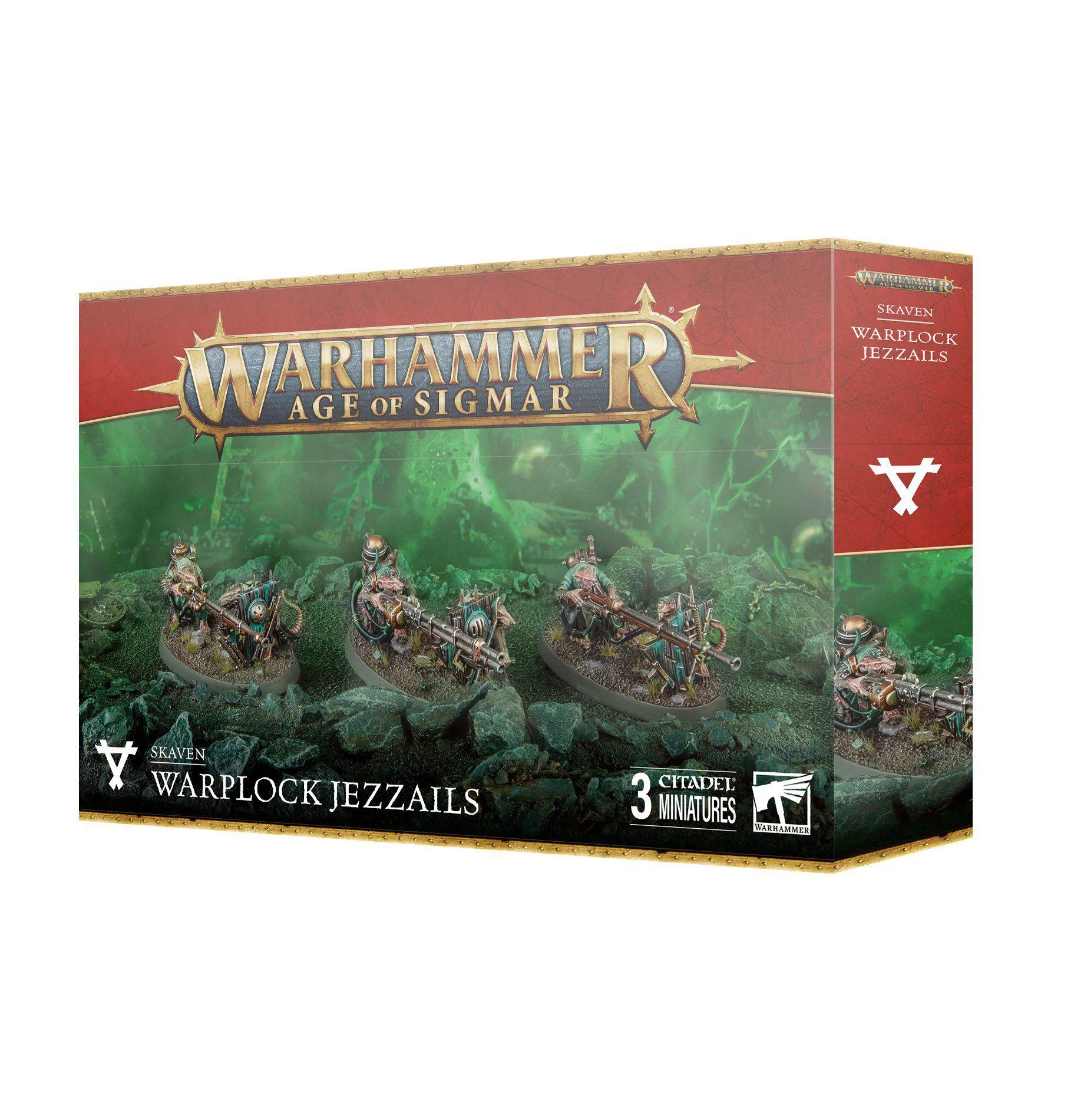 Games Workshop: Age of Sigmar - Skaven - Warplock Jezzails (90-53)