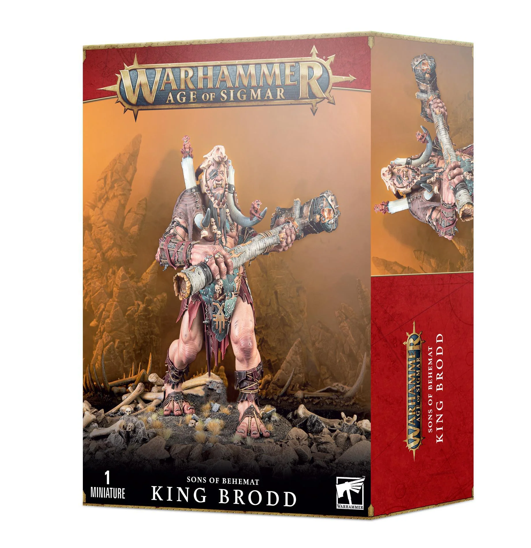 Games Workshop: Age of Sigmar - Sons of Behemat - King Brodd (93-10)