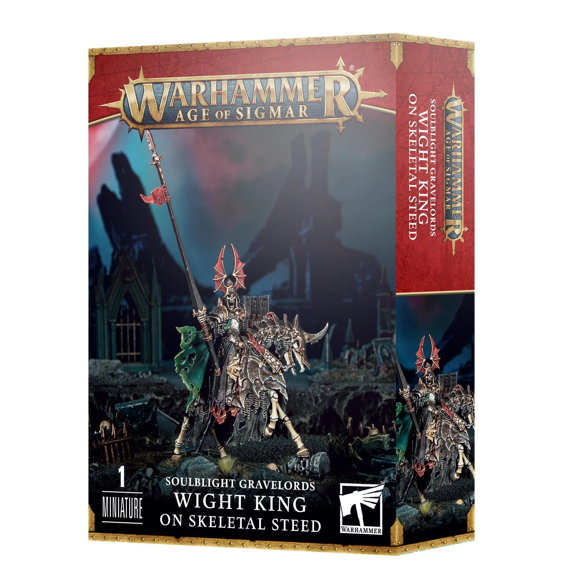 Games Workshop: Age of Sigmar - Soulblight Gravelords - Wight King on Steed (91-65)