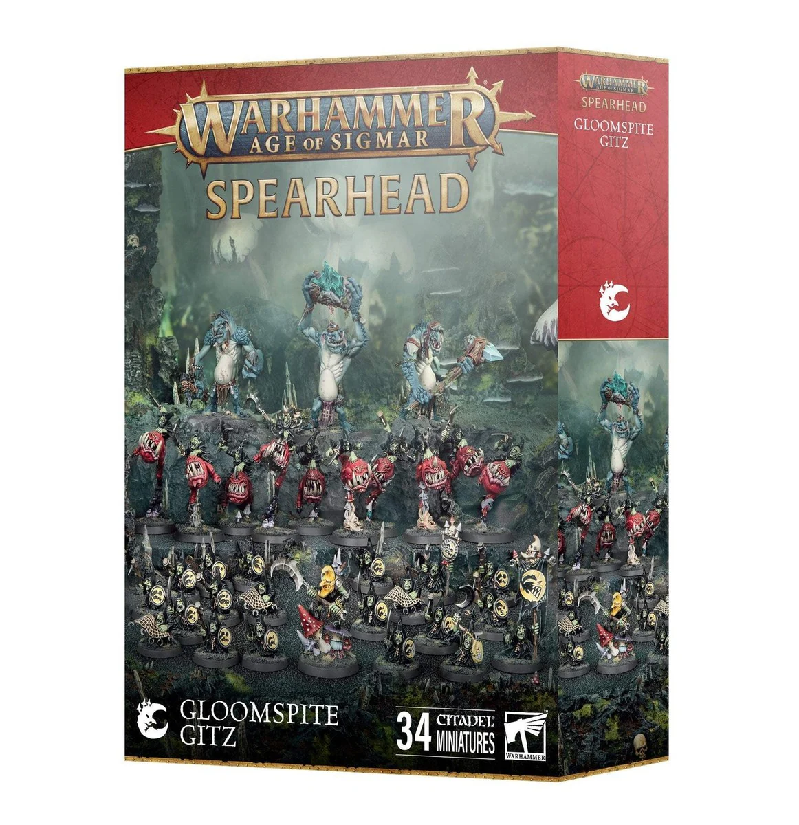 Games Workshop: Age of Sigmar - Spearhead - Gloomspite Gitz - Bad Moon Madmob (70-02)