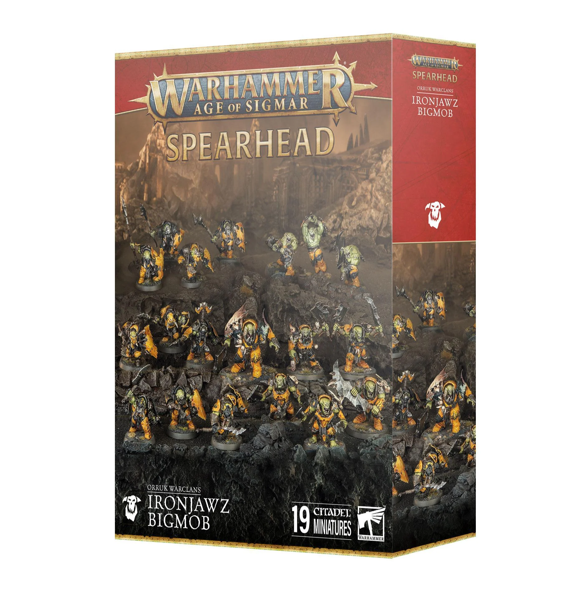 Games Workshop: Age of Sigmar - Spearhead: Orruk Warclans - Ironjawz Bigmob (70-893)