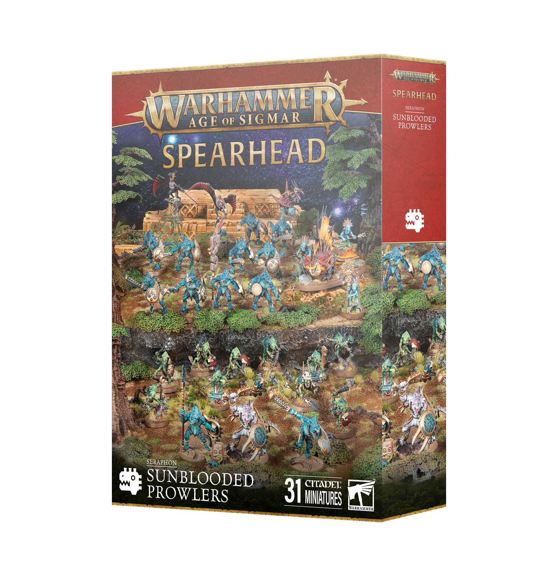 Games Workshop: Age of Sigmar - Spearhead: Seraphon - Sunblooded Prowlers (70-882)