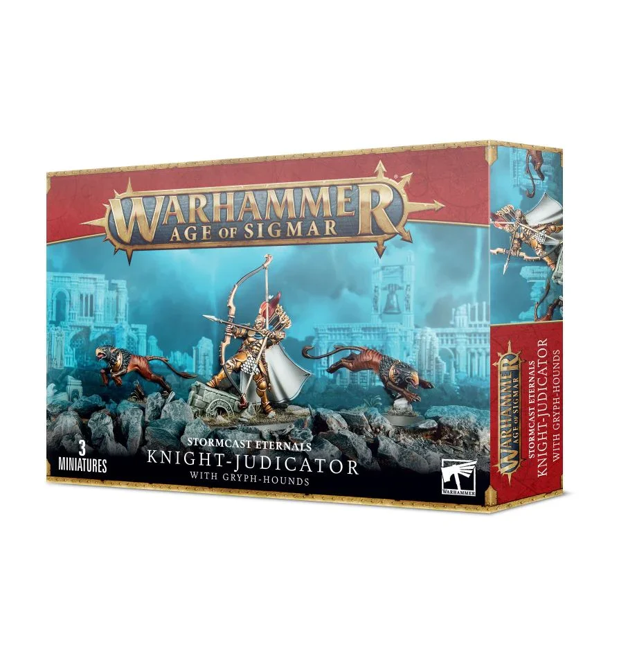 Games Workshop: Age of Sigmar - Stormcast Eternals - Knight-Judicator with Gryph-hounds (96-49)
