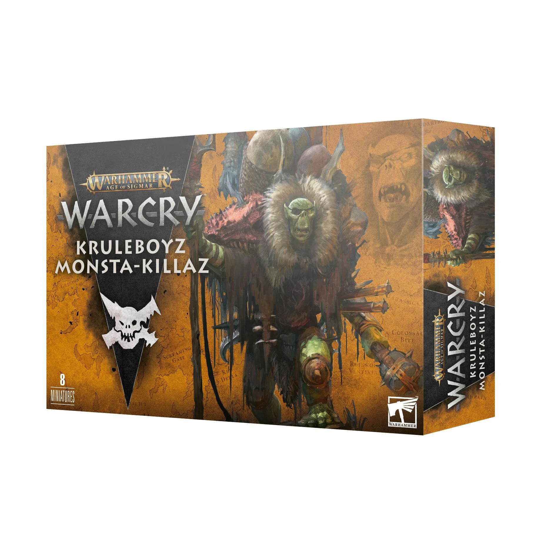 Games Workshop: Age of Sigmar - Warcry - Orruk Kruleboyz: Da Monsta-Killaz (112-16)