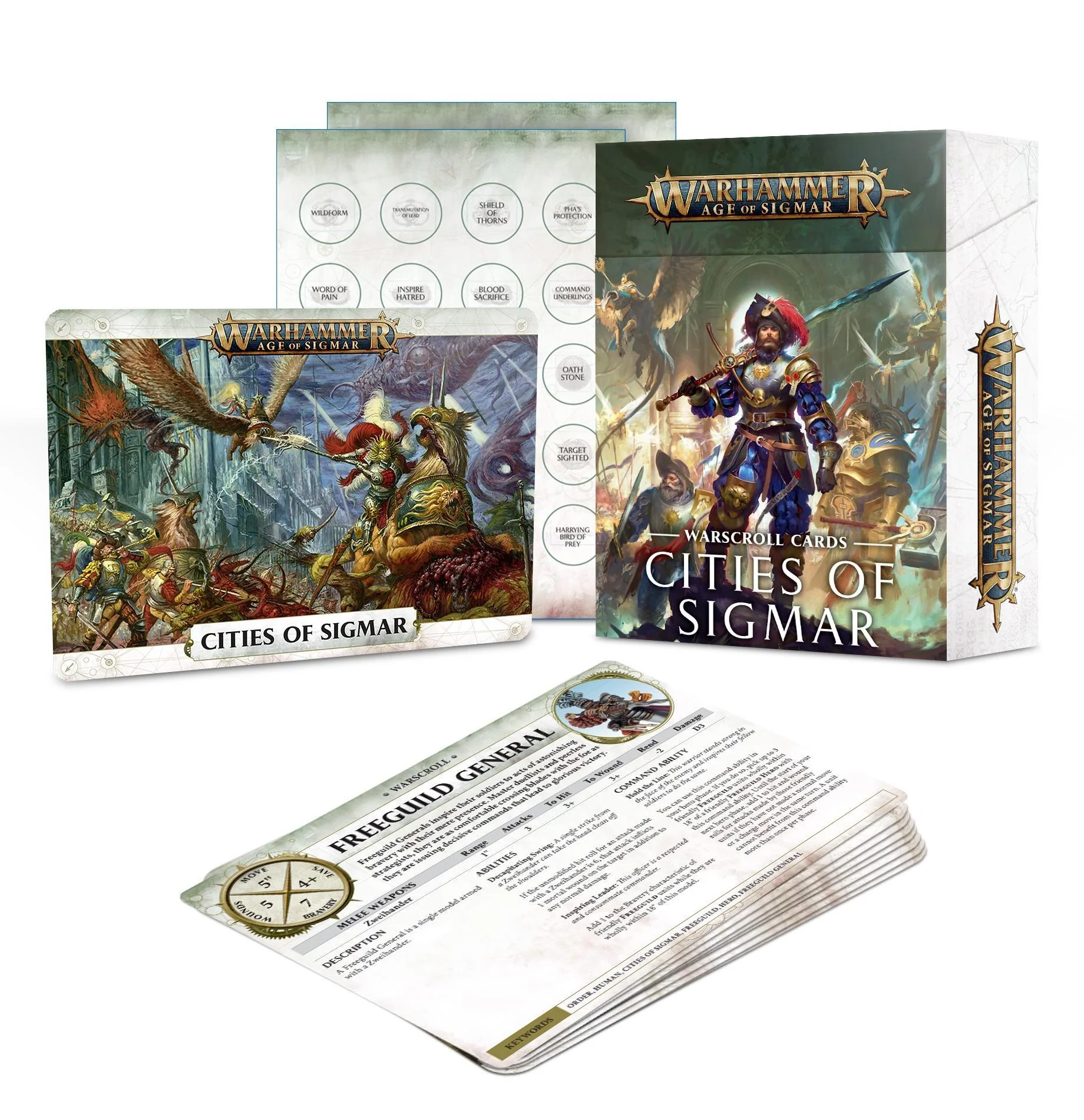 Games Workshop: Age of Sigmar - Warscroll Cards - Cities of Sigmar (86-48)