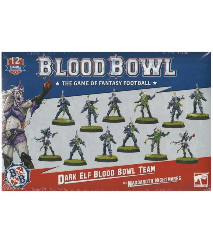Games Workshop: Blood Bowl - The Naggaroth Nightmares - Dark Elf Team (200-54)