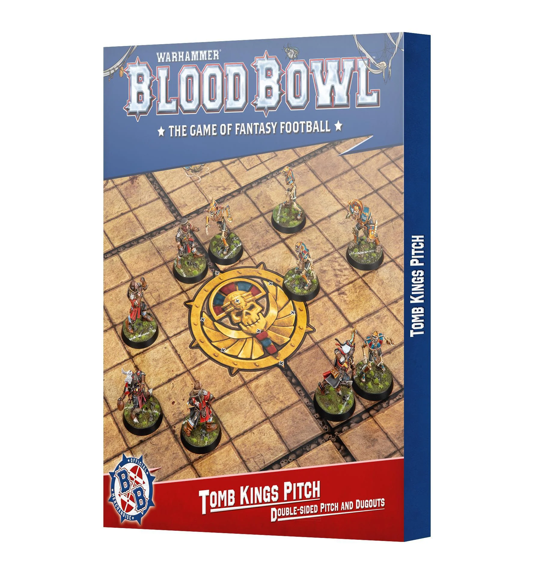 Games Workshop: Blood Bowl - Tomb Kings Pitch - Double-sided Pitch and Dugouts Set (202-60)