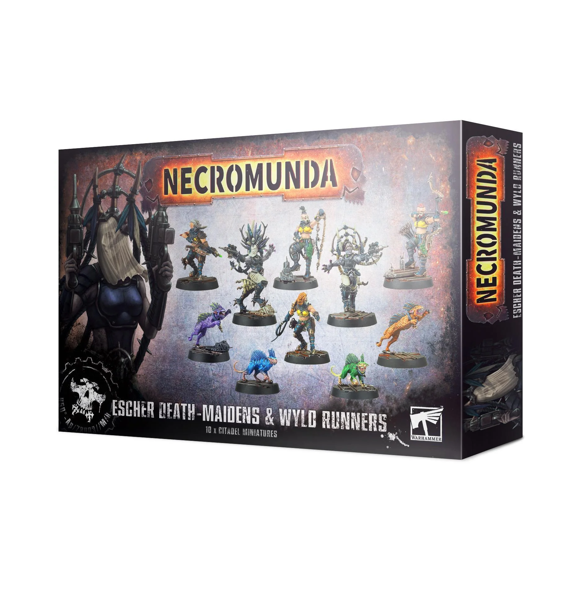 Games Workshop: Necromunda - Escher Death-maidens & Wyld Runners (300-66)
