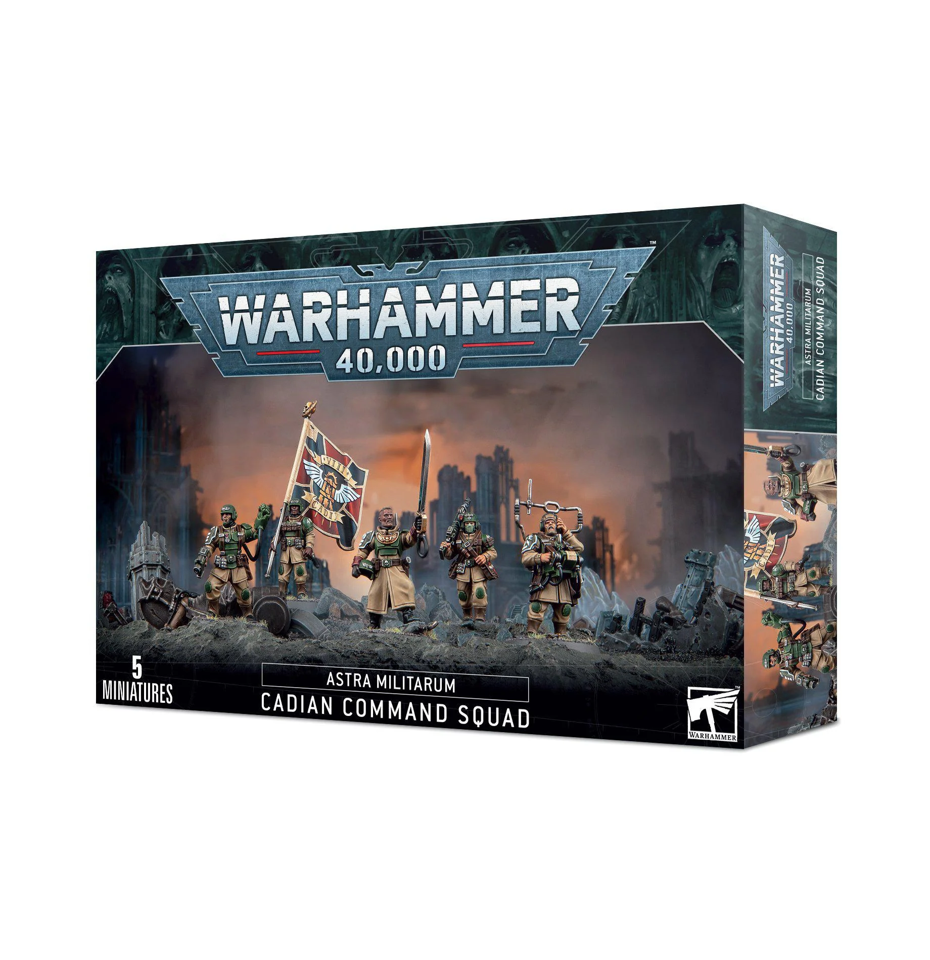Games Workshop: Warhammer 40,000 - Astra Militarum - Cadian Command Squad (47-09)