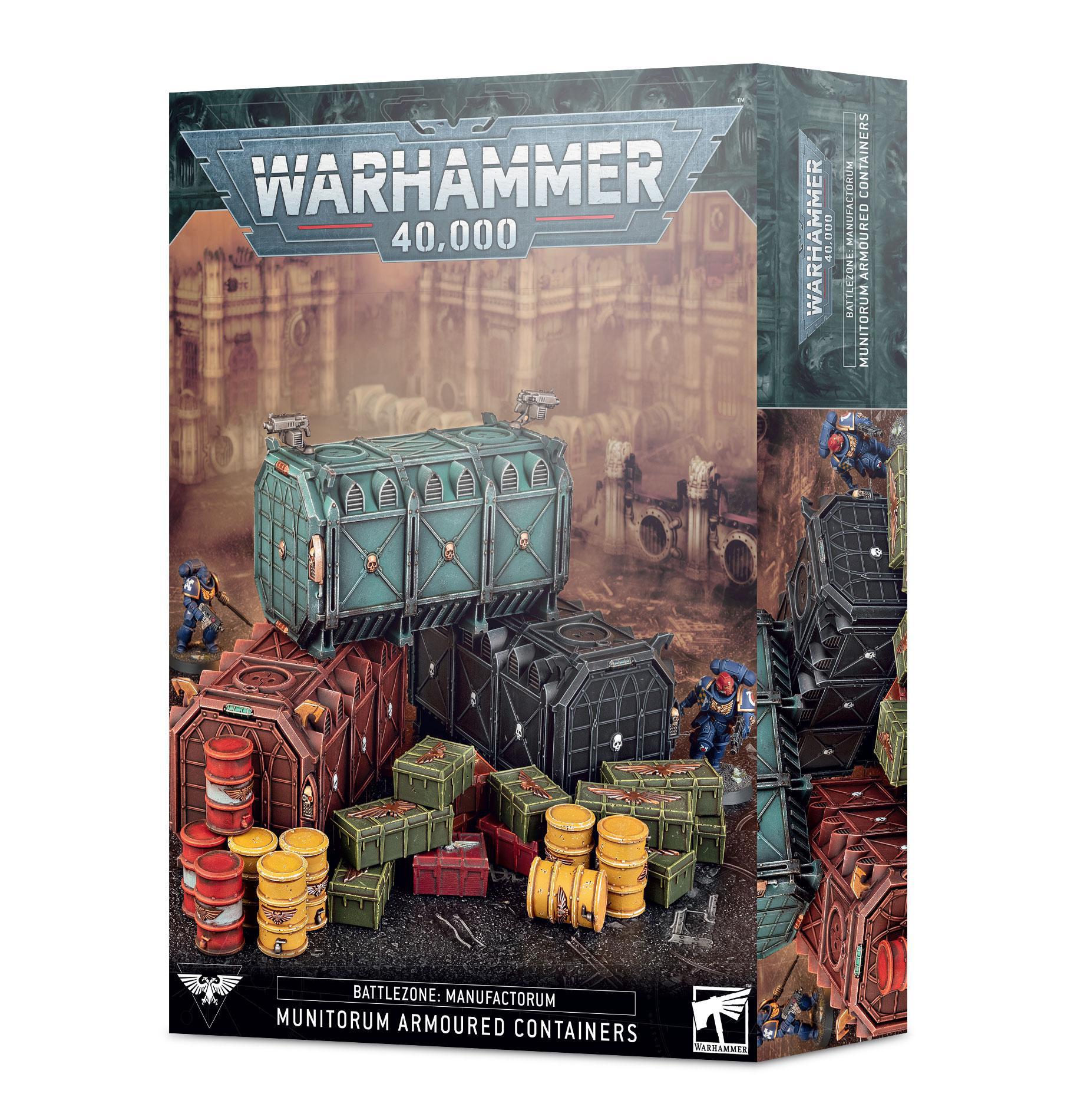 Games Workshop: Warhammer 40,000 - Battlezone Manufactorum: Munitorum Armoured Containers