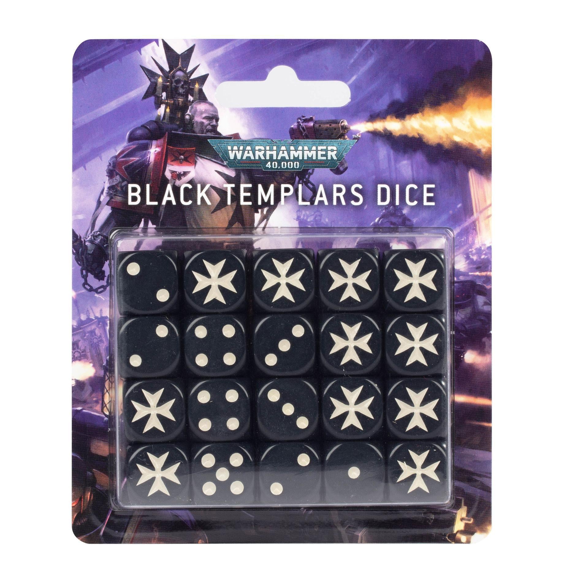 Games Workshop: Warhammer 40,000 - Black Templars - Dice (55-51)