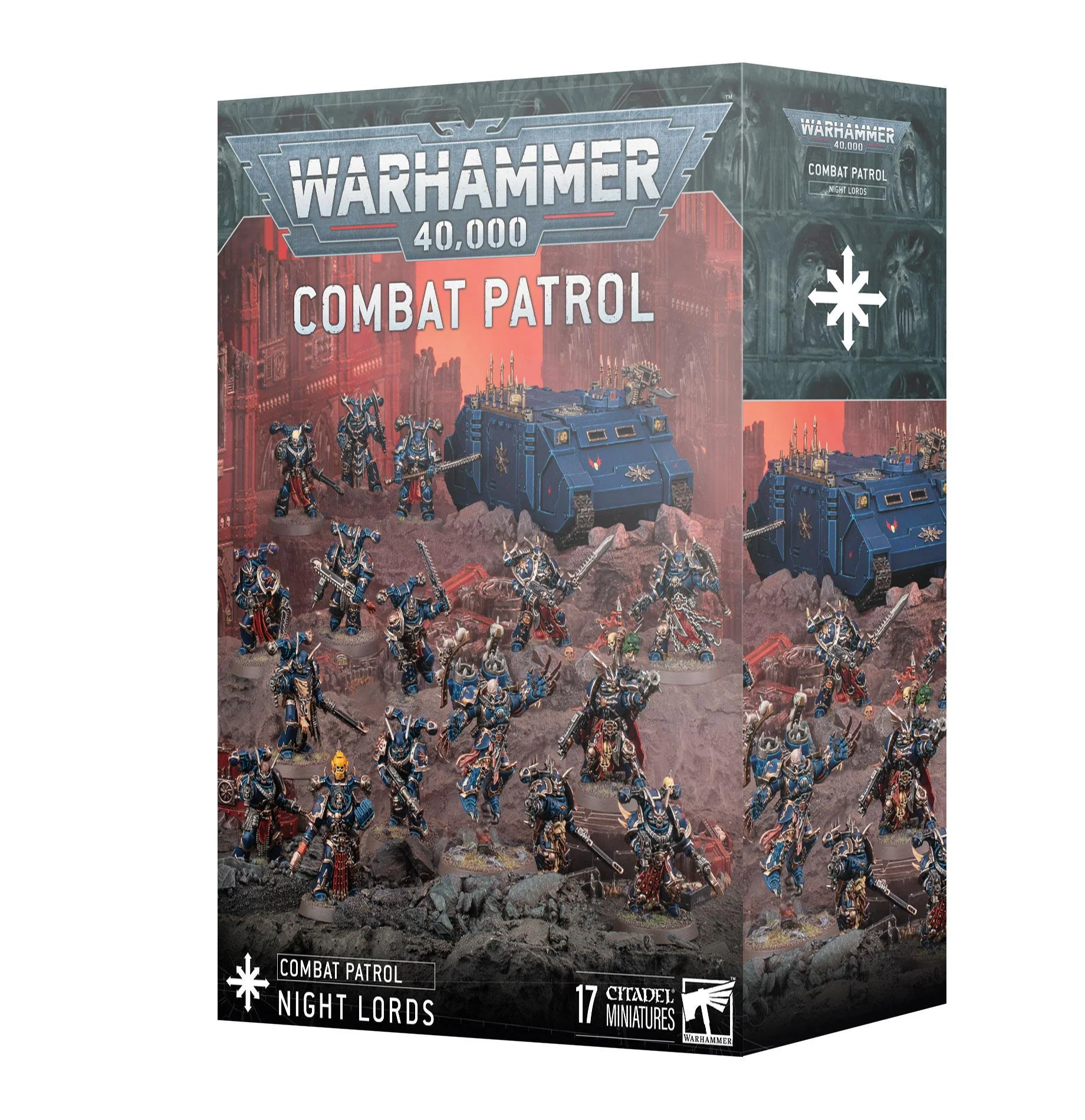 Games Workshop: Warhammer 40,000 - Chaos Space Marines - Night Lords - Combat Patrol (73-432)