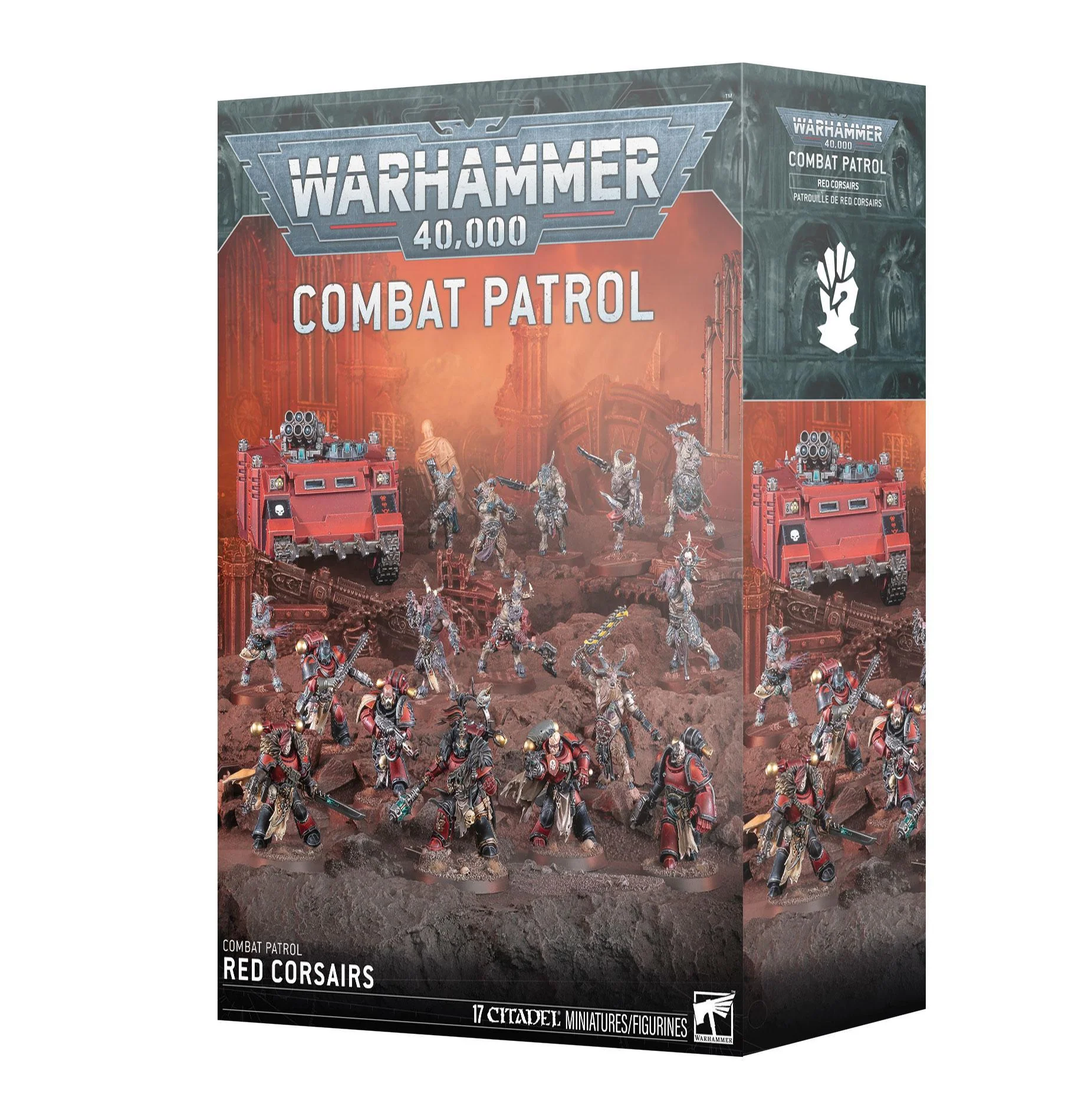 Games Workshop: Warhammer 40,000 - Chaos Space Marines - Red Corsairs - Combat Patrol (73-433)