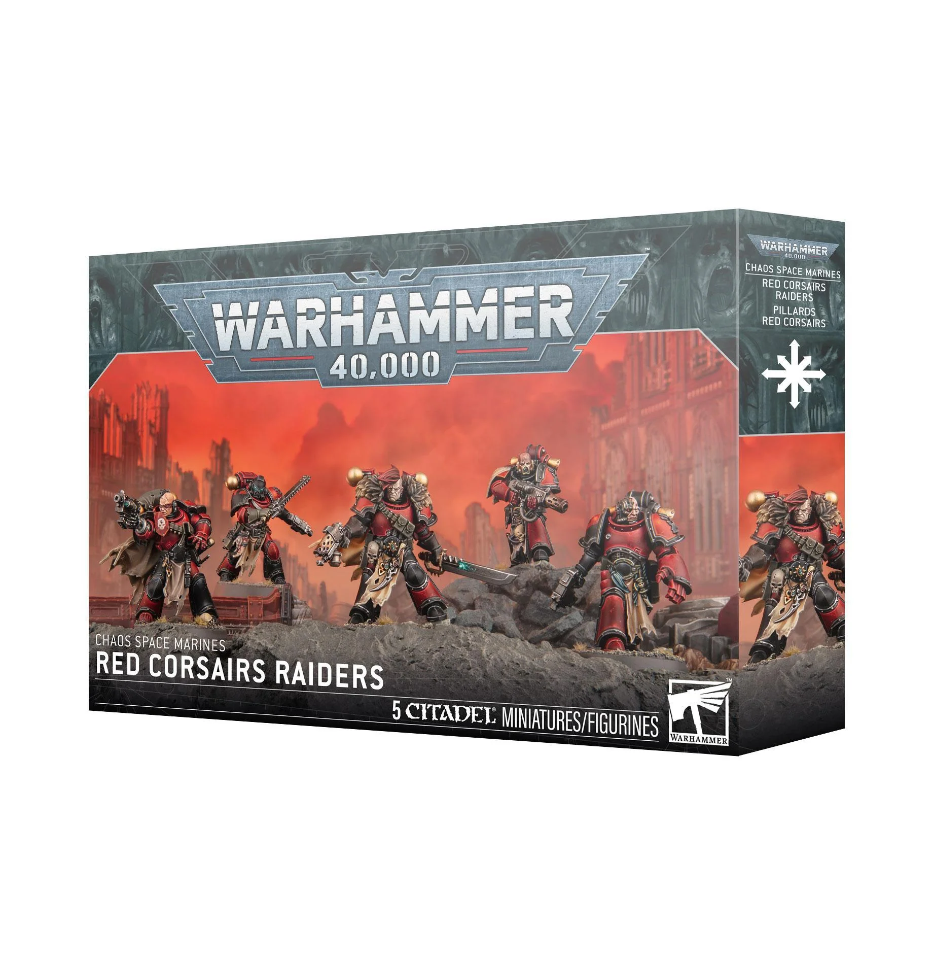 Games Workshop: Warhammer 40,000 - Chaos Space Marines - Red Corsairs Raiders (43-113)