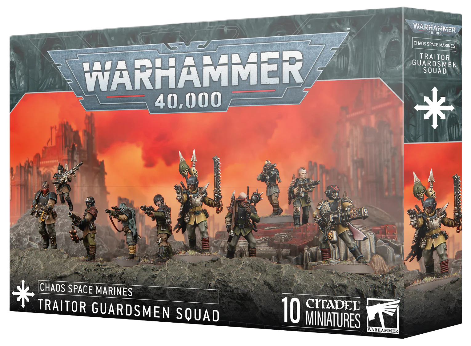 Games Workshop: Warhammer 40,000 - Chaos Space Marines - Traitor Guardsmen Squad (43-107)