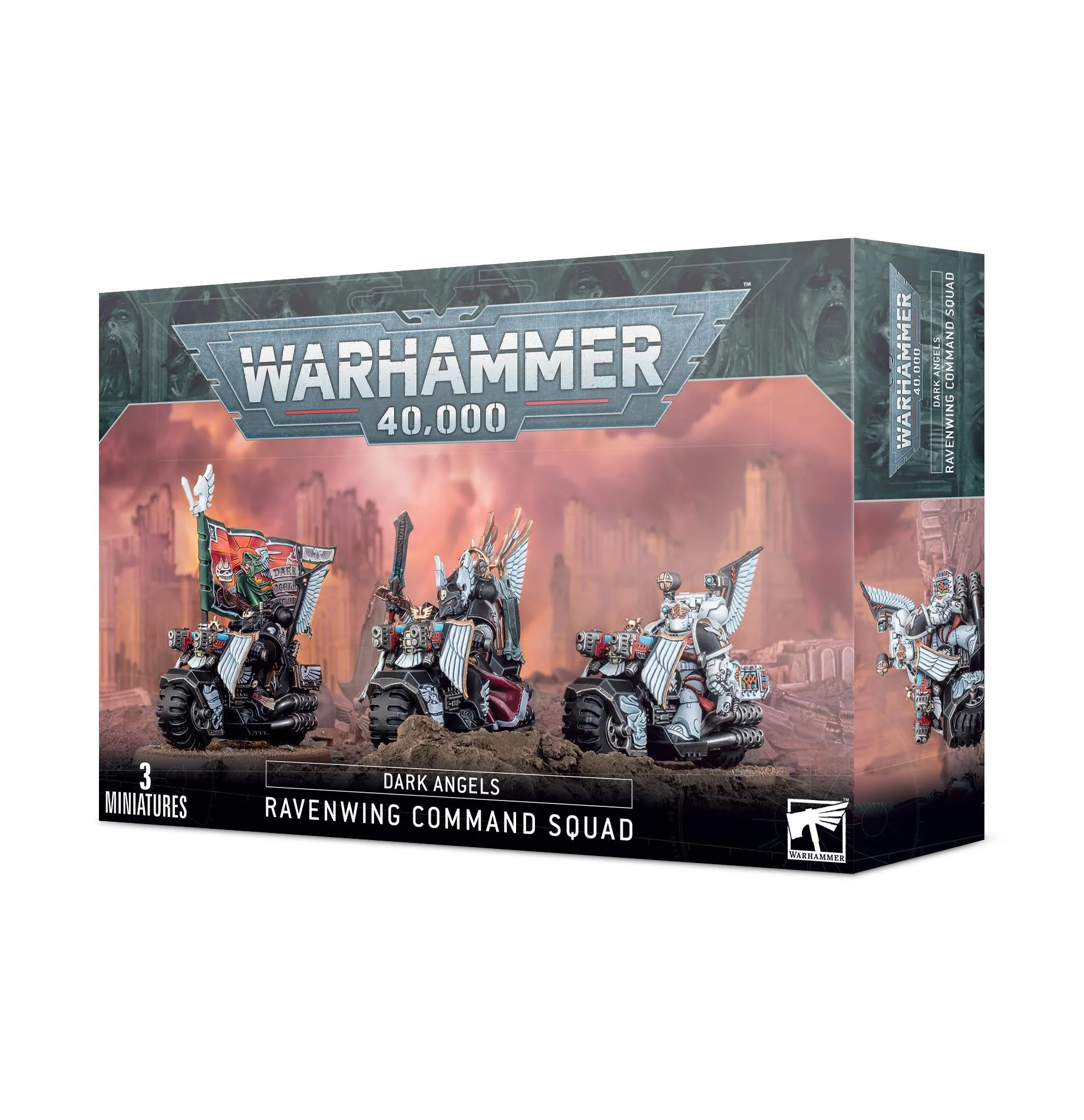 Games Workshop: Warhammer 40,000 - Dark Angels - Ravenwing Command Squad (44-11)