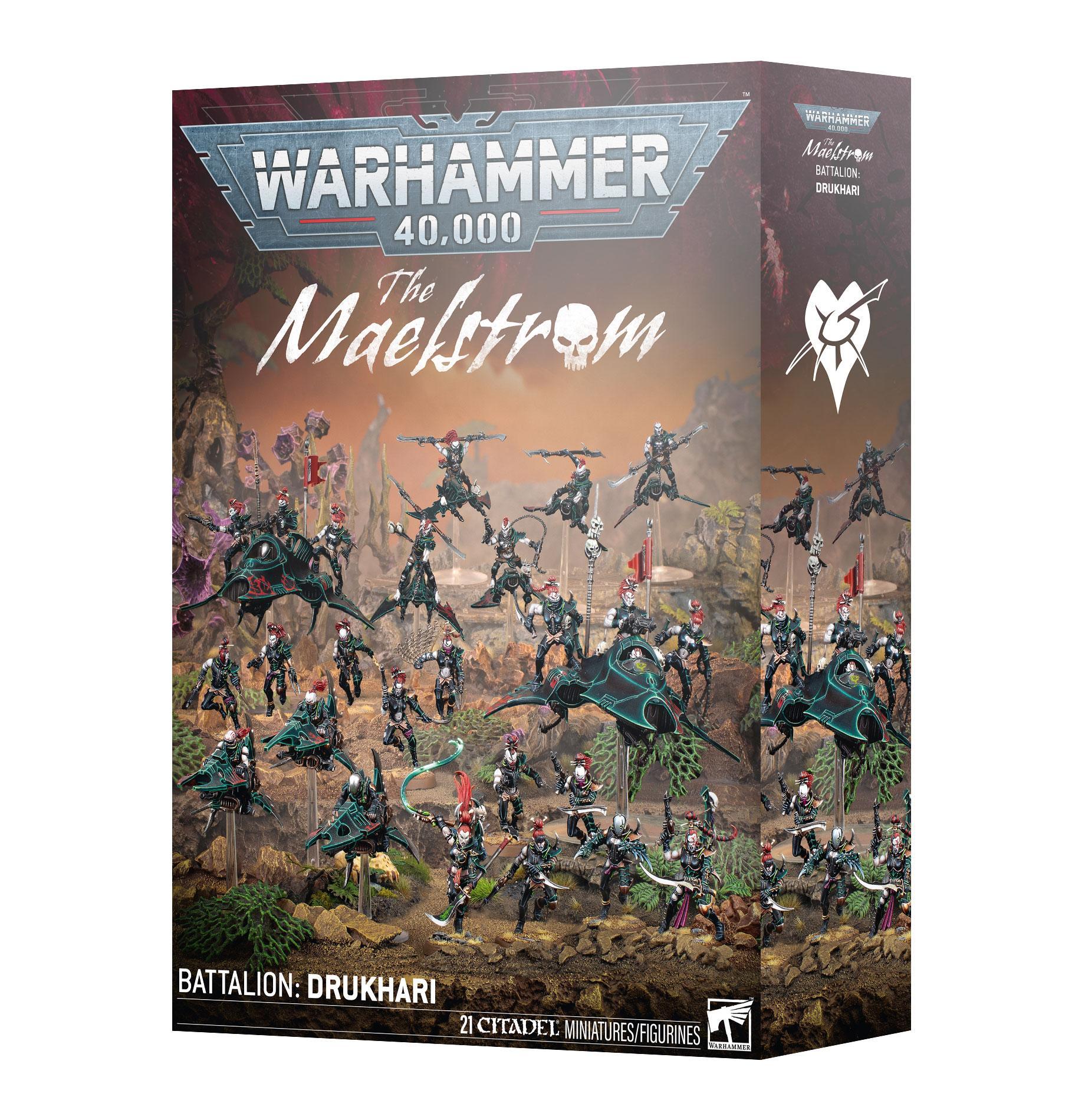Games Workshop: Warhammer 40,000 - Drukhari - The Maelstrom Battalion: Drukhari (45-27)