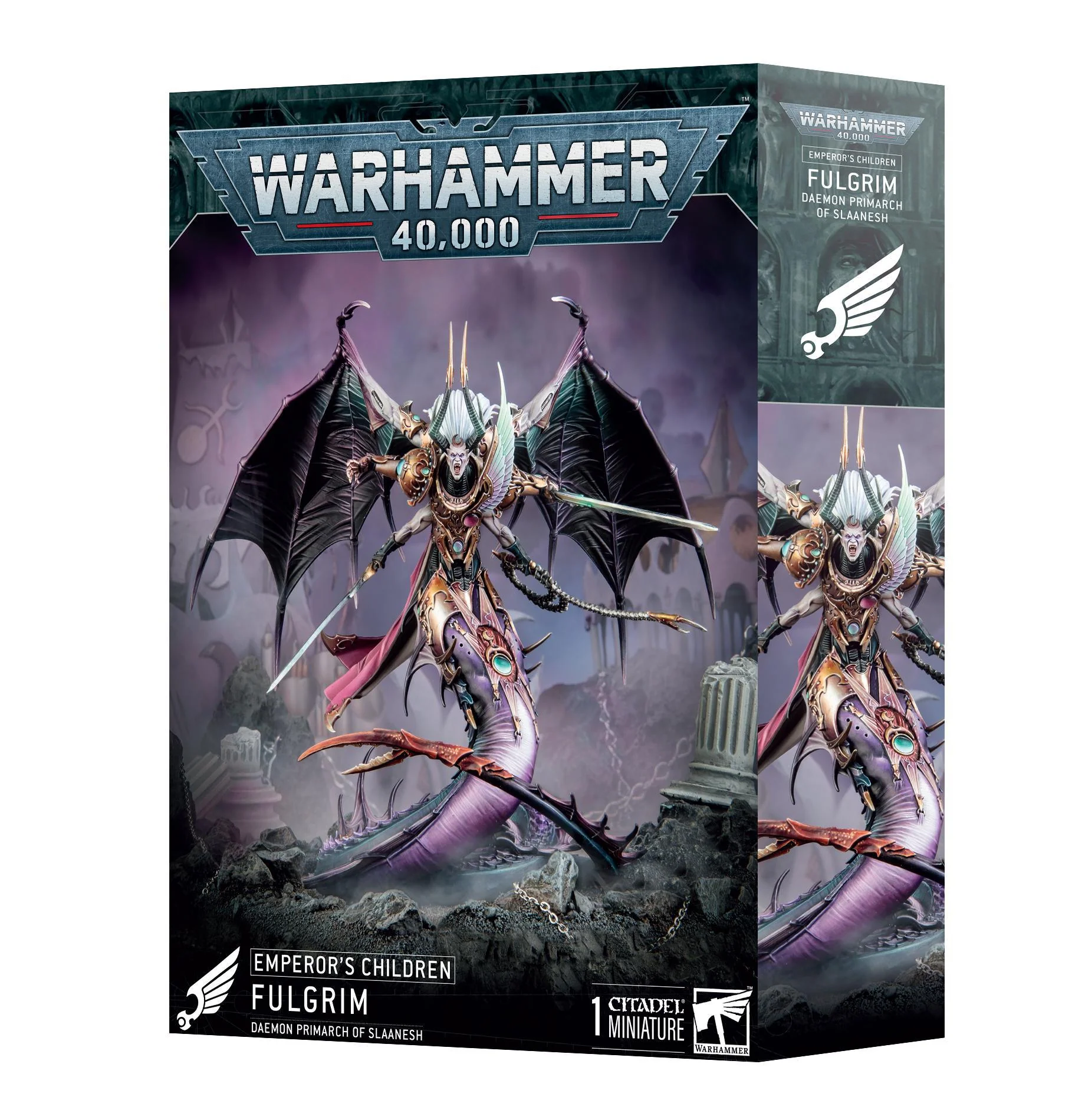 Games Workshop: Warhammer 40,000 - Emperor's Children - Fulgrim: Daemon Primarch of Slaanesh (37-06)