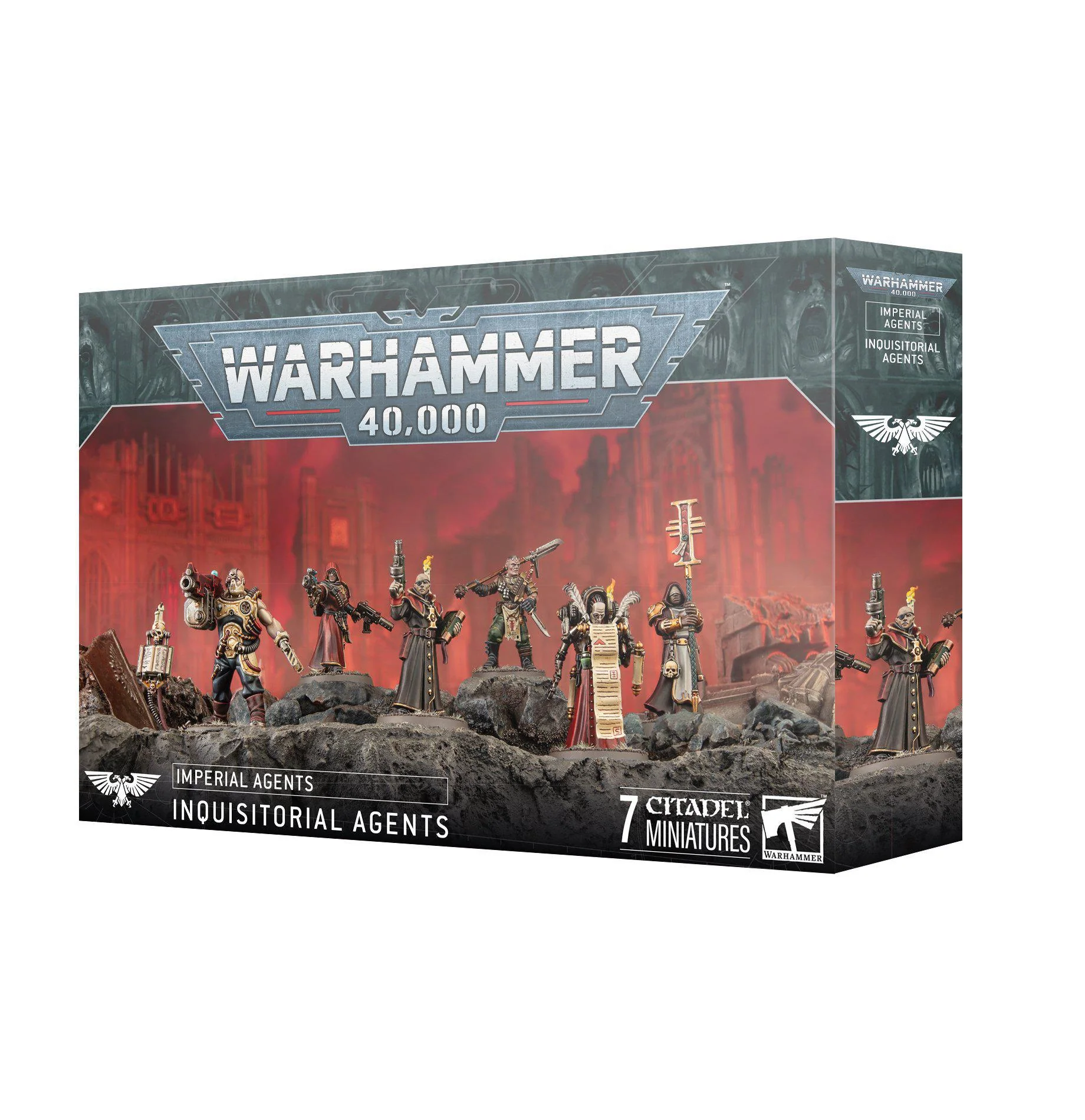 games Workshop: Warhammer 40,000 - Imperial Agents - Inquisitorial Agents (68-13)
