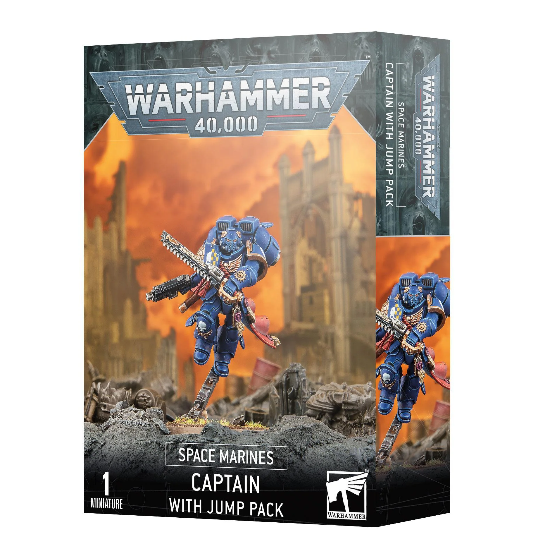 Games Workshop: Warhammer 40,000 - Space Marines - Captain with Jump Pack (48-17)
