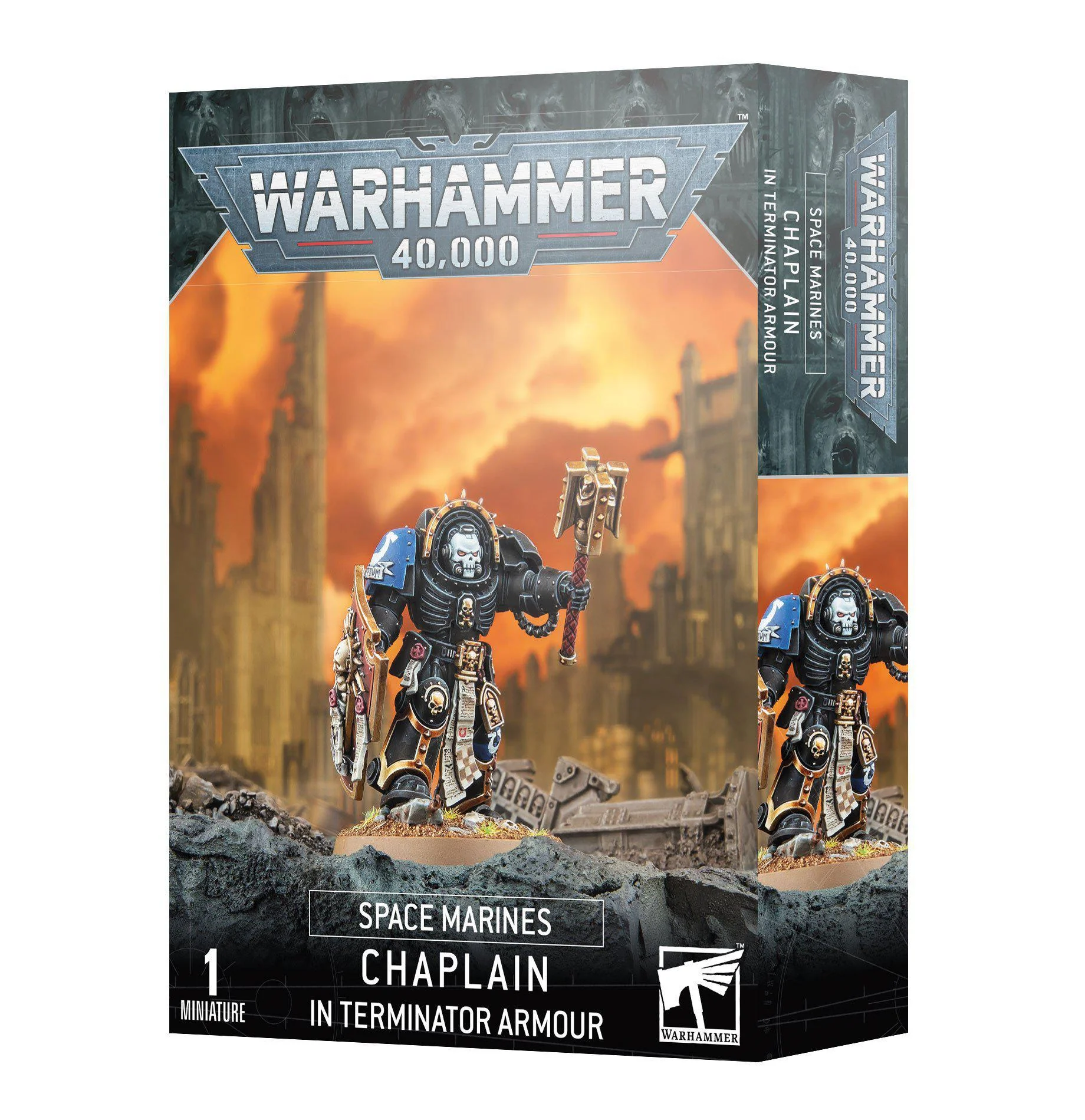 Games Workshop: Warhammer 40,000 - Space Marines - Chaplain in Terminator Armour (48-91)
