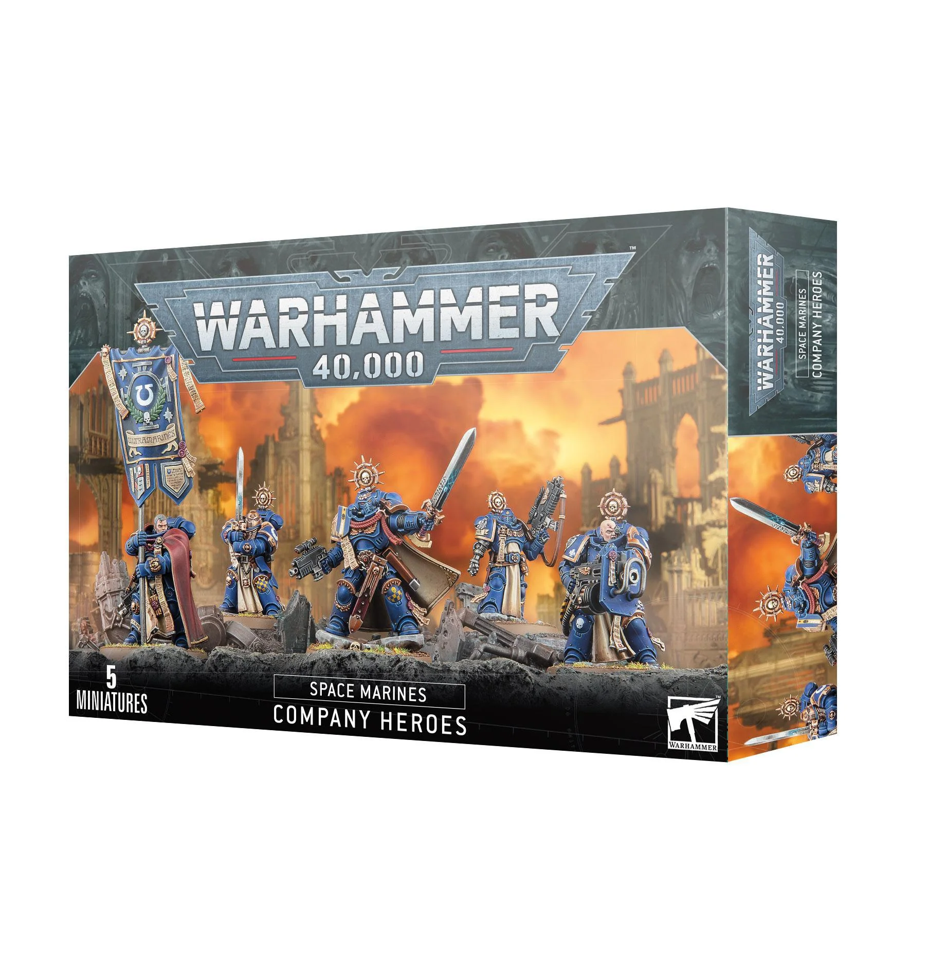 Games Workshop: Warhammer 40,000 - Space Marines - Company Heroes (48-08)