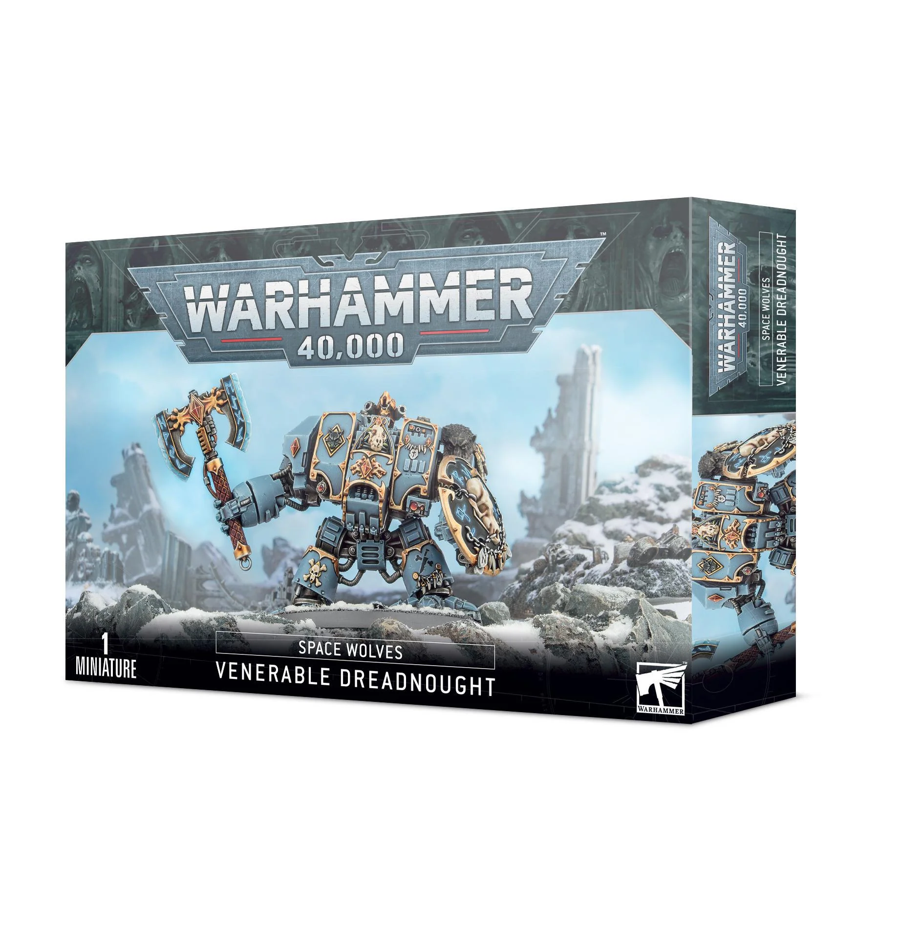 Games Workshop: Warhammer 40,000 - Space Wolves - Venerable Dreadnought (53-12)