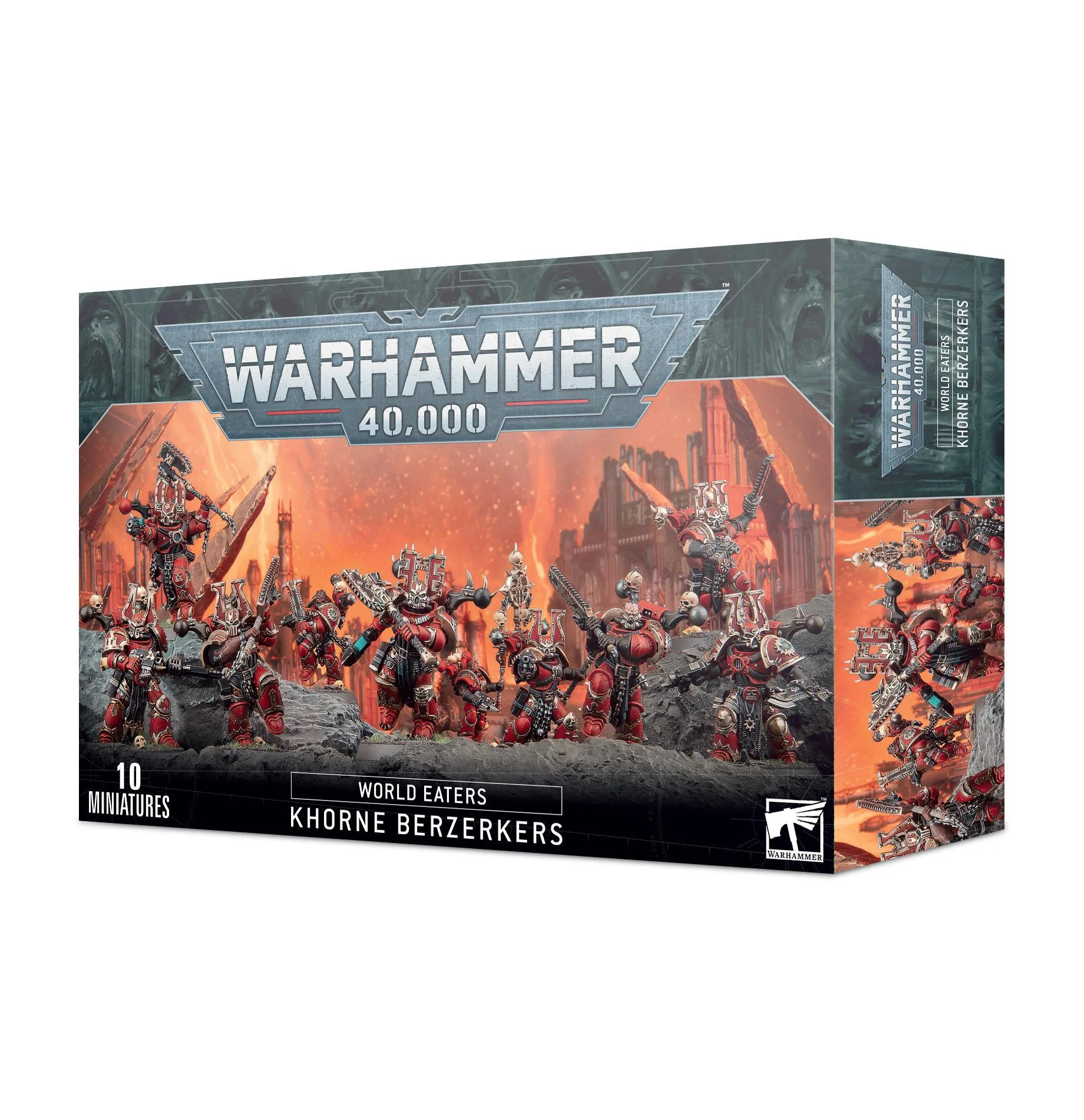 Games Workshop: Warhammer 40,000 - World Eaters - Khorne Berzerkers  (43-10)