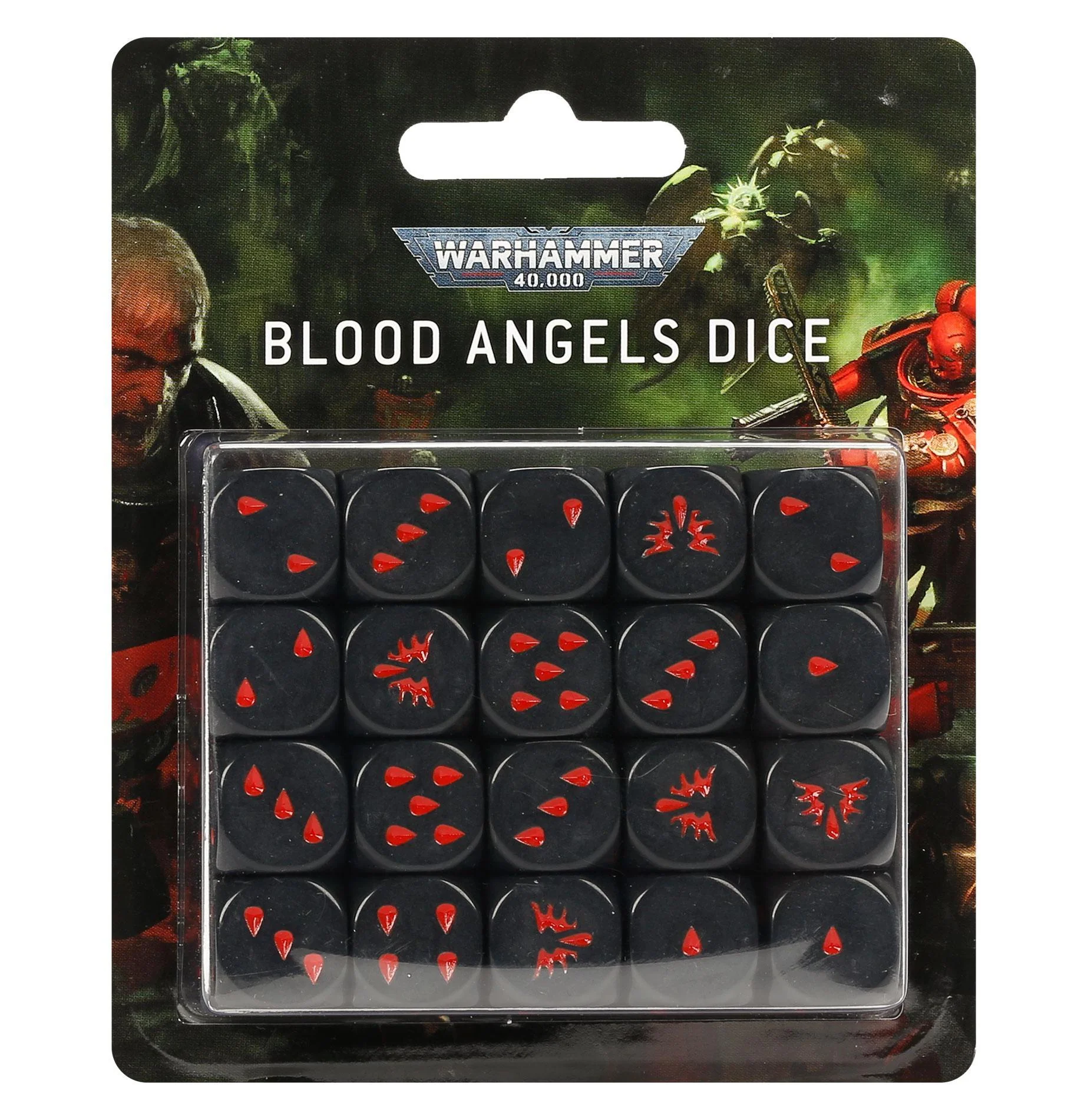 Games Workshop: Warhammer 40,000 - Blood Angels Dice Set (41-45)