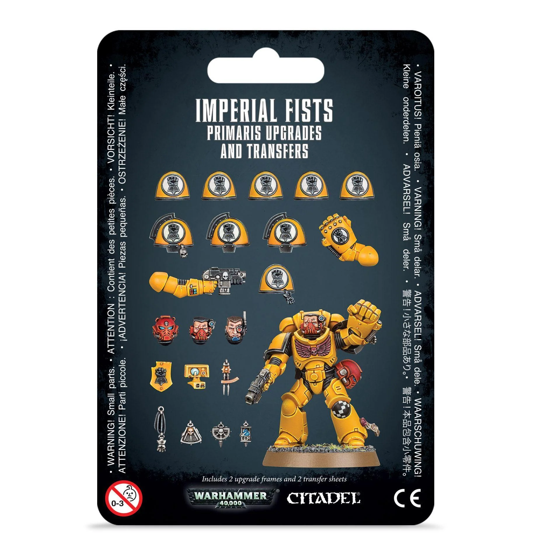 Games Workshop: Warhammer 40,000 - Imperial Fists Primaris Upgrades and Transfers (55-26)