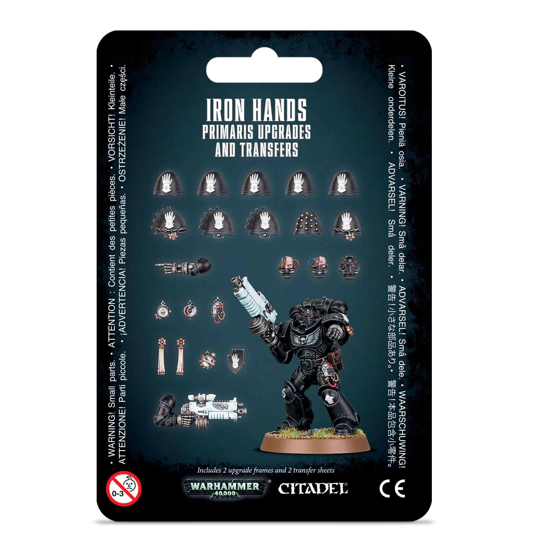 Games Workshop: Warhammer 40,000 - Iron Hands - Primaris Upgrades & Transfers (55-09)